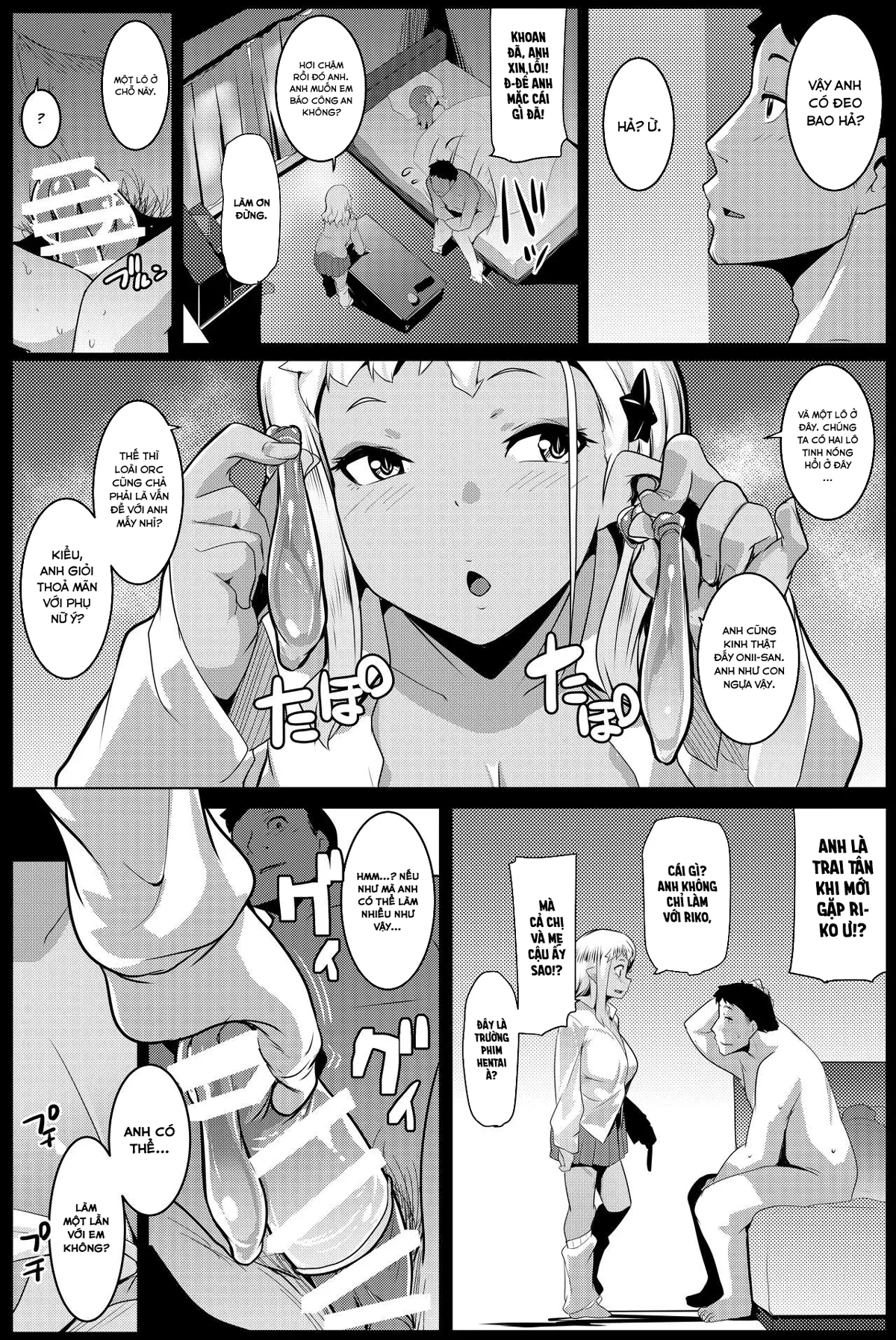 HentaiVN.net - Ảnh 14 - Em gái tôi là một bé Orc [My Little Sister is an Orc; Imouto wa Mesu Orc] - Chap 4