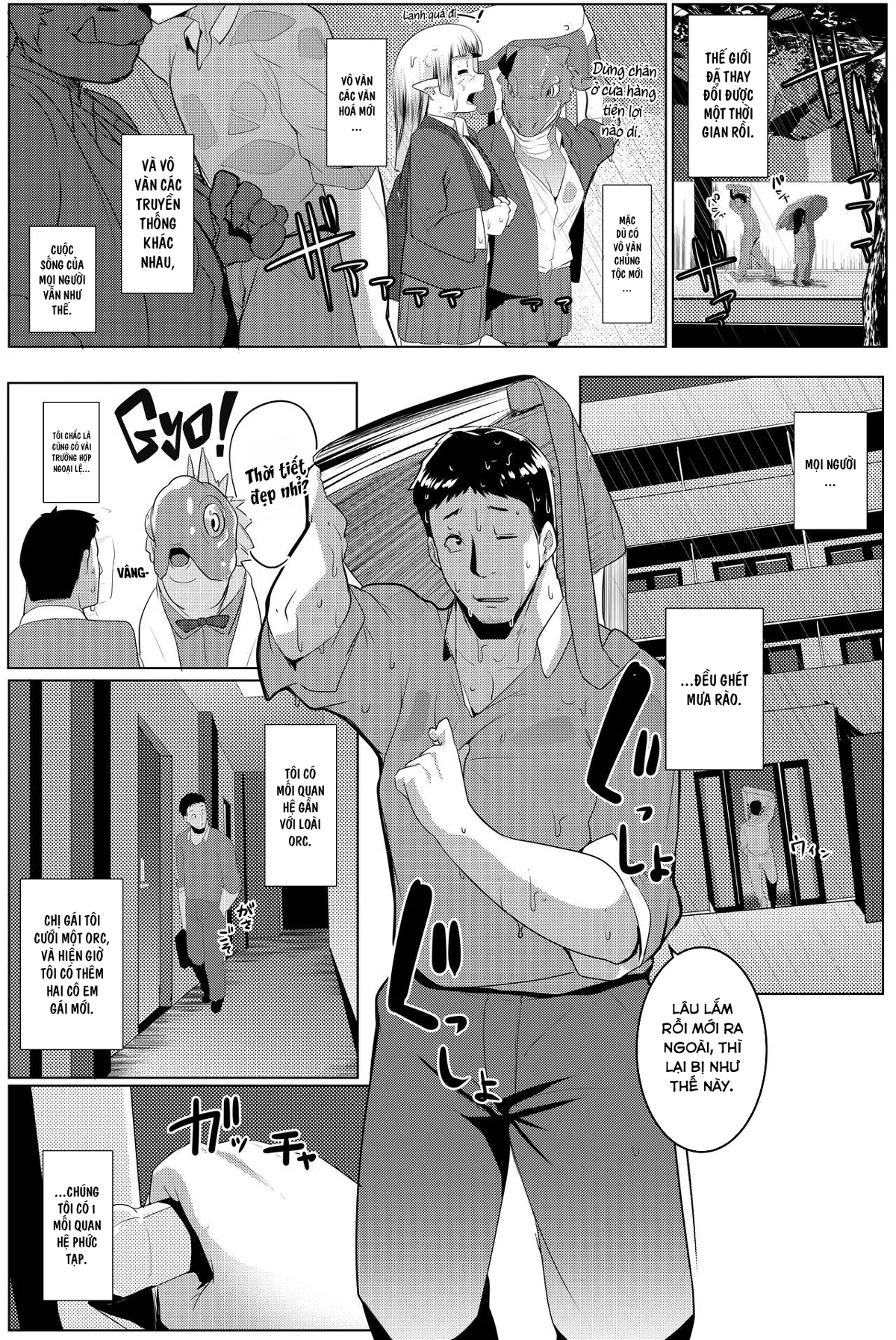 HentaiVN.net - Ảnh 3 - Em gái tôi là một bé Orc [My Little Sister is an Orc; Imouto wa Mesu Orc] - Chap 4