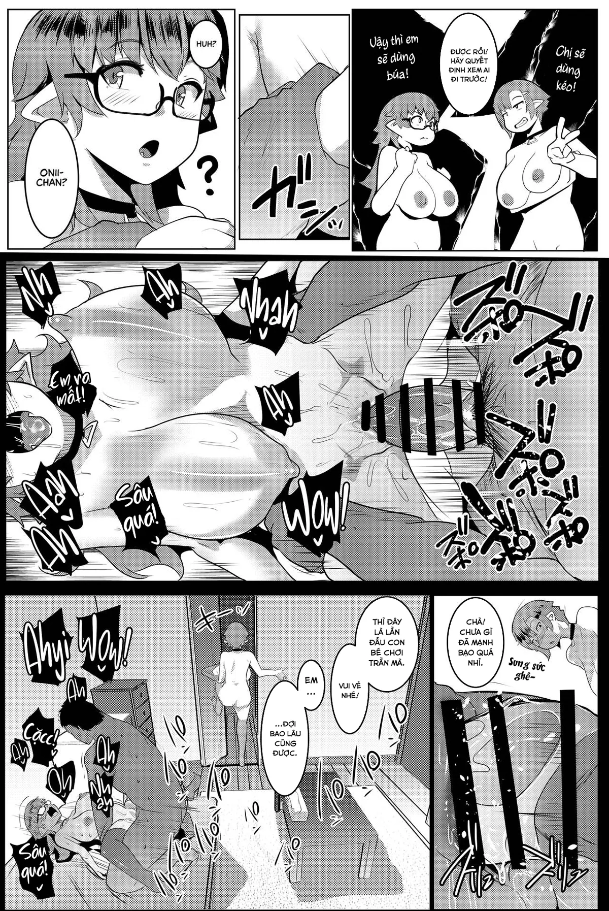 HentaiVN.net - Ảnh 21 - Em gái tôi là một bé Orc [My Little Sister is an Orc; Imouto wa Mesu Orc] - Chap 5
