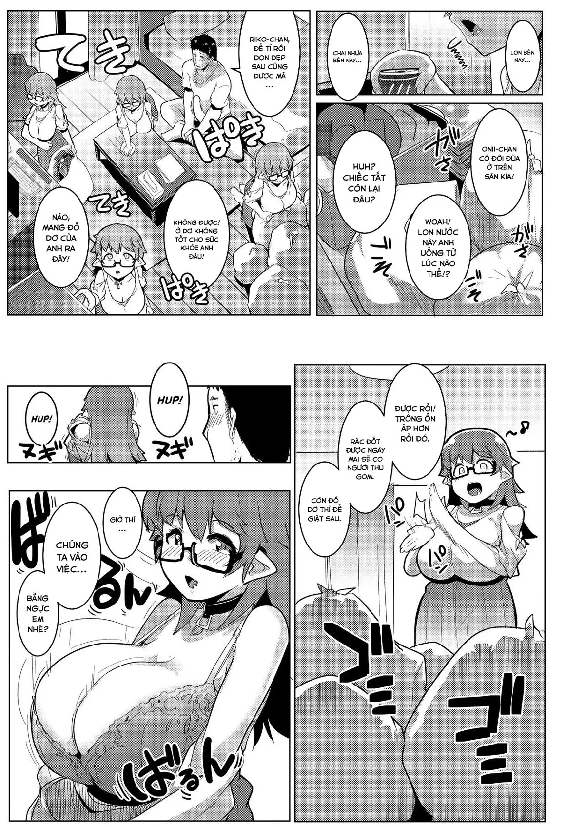 HentaiVN.net - Ảnh 9 - Em gái tôi là một bé Orc [My Little Sister is an Orc; Imouto wa Mesu Orc] - Chap 6