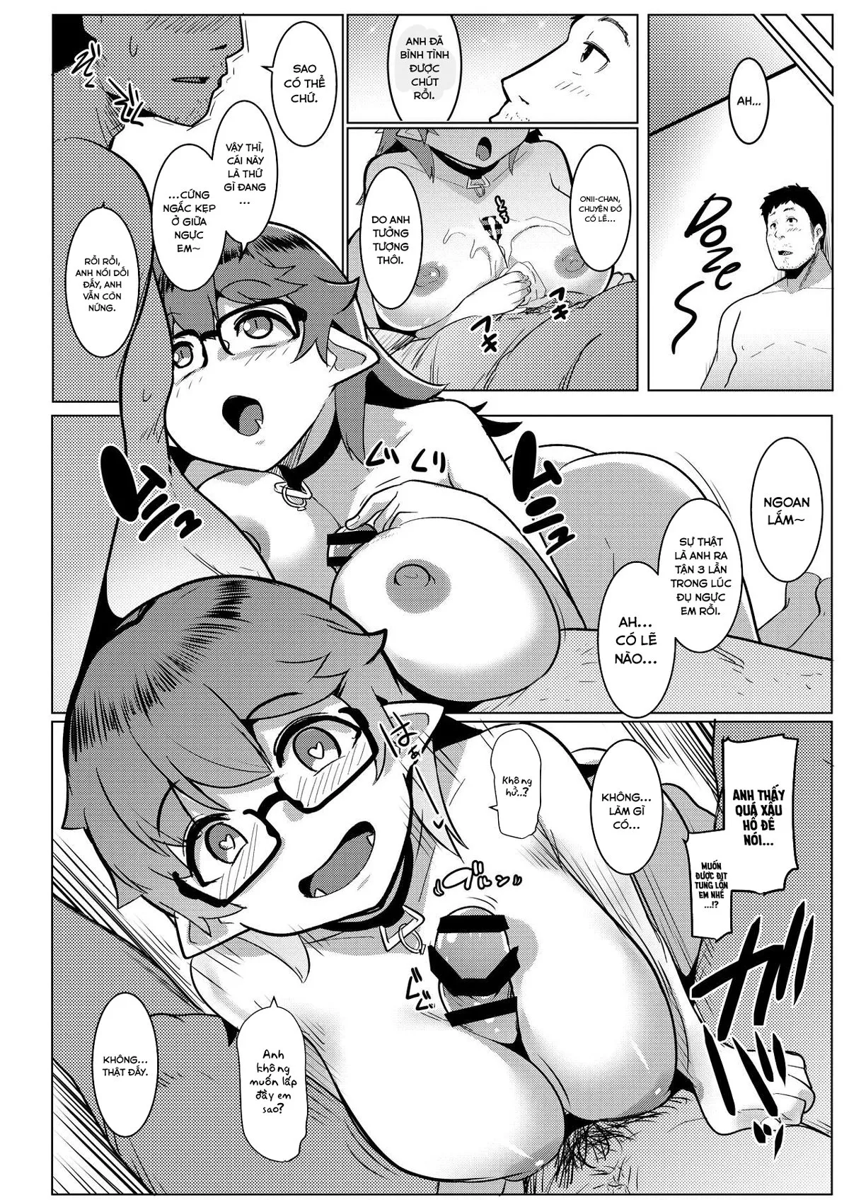HentaiVN.net - Ảnh 14 - Em gái tôi là một bé Orc [My Little Sister is an Orc; Imouto wa Mesu Orc] - Chap 6