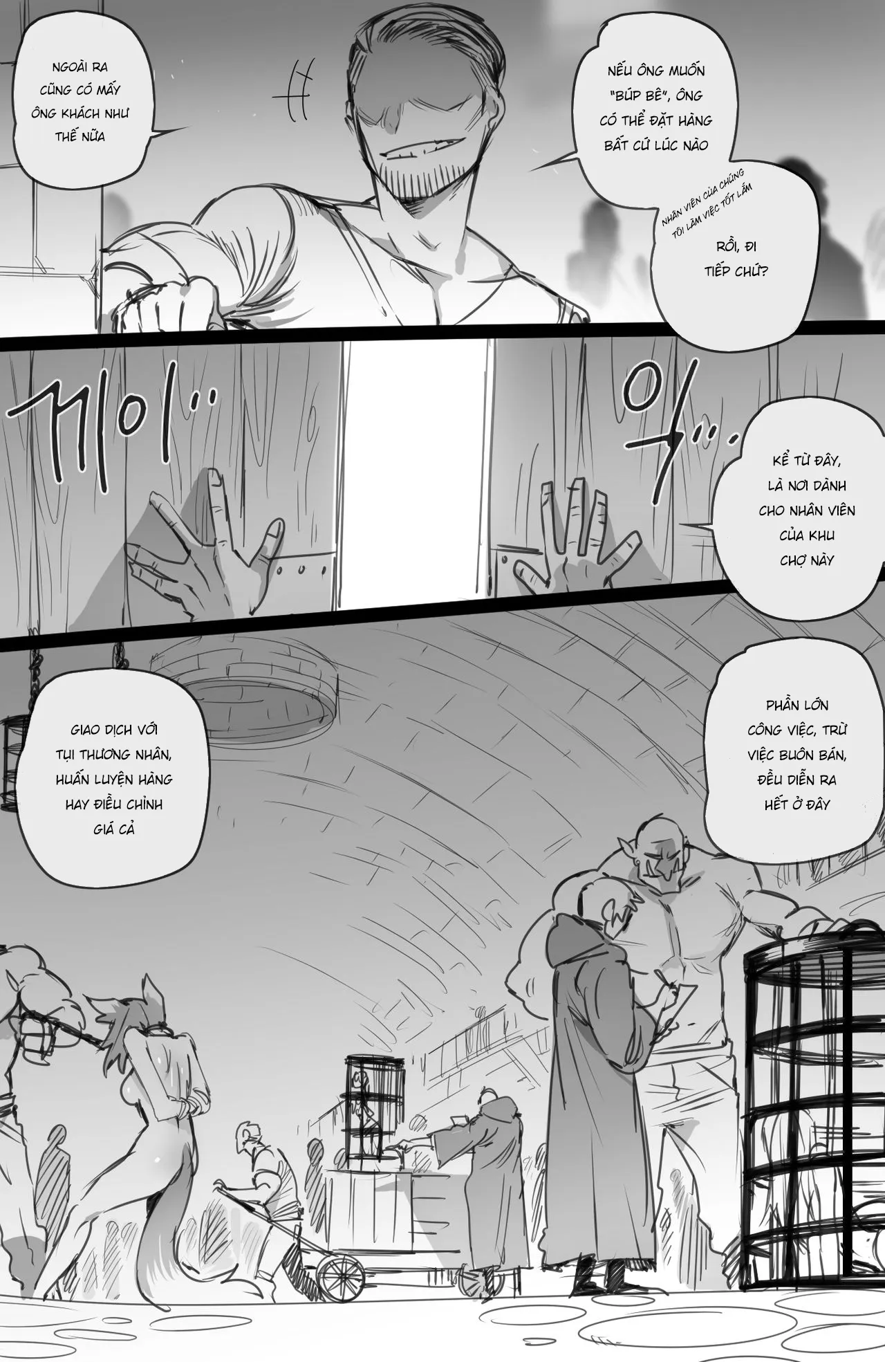 HentaiVN.net - Ảnh 14 - Khu chợ nô lệ [Slave market] - Oneshot