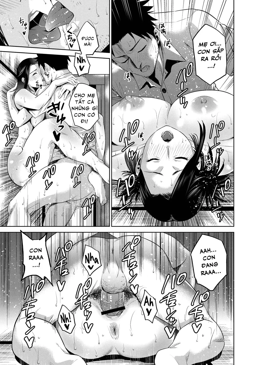 HentaiVN.net - Ảnh 17 - Chibo Soukan [Nasty Mother Incect] - Chap 3