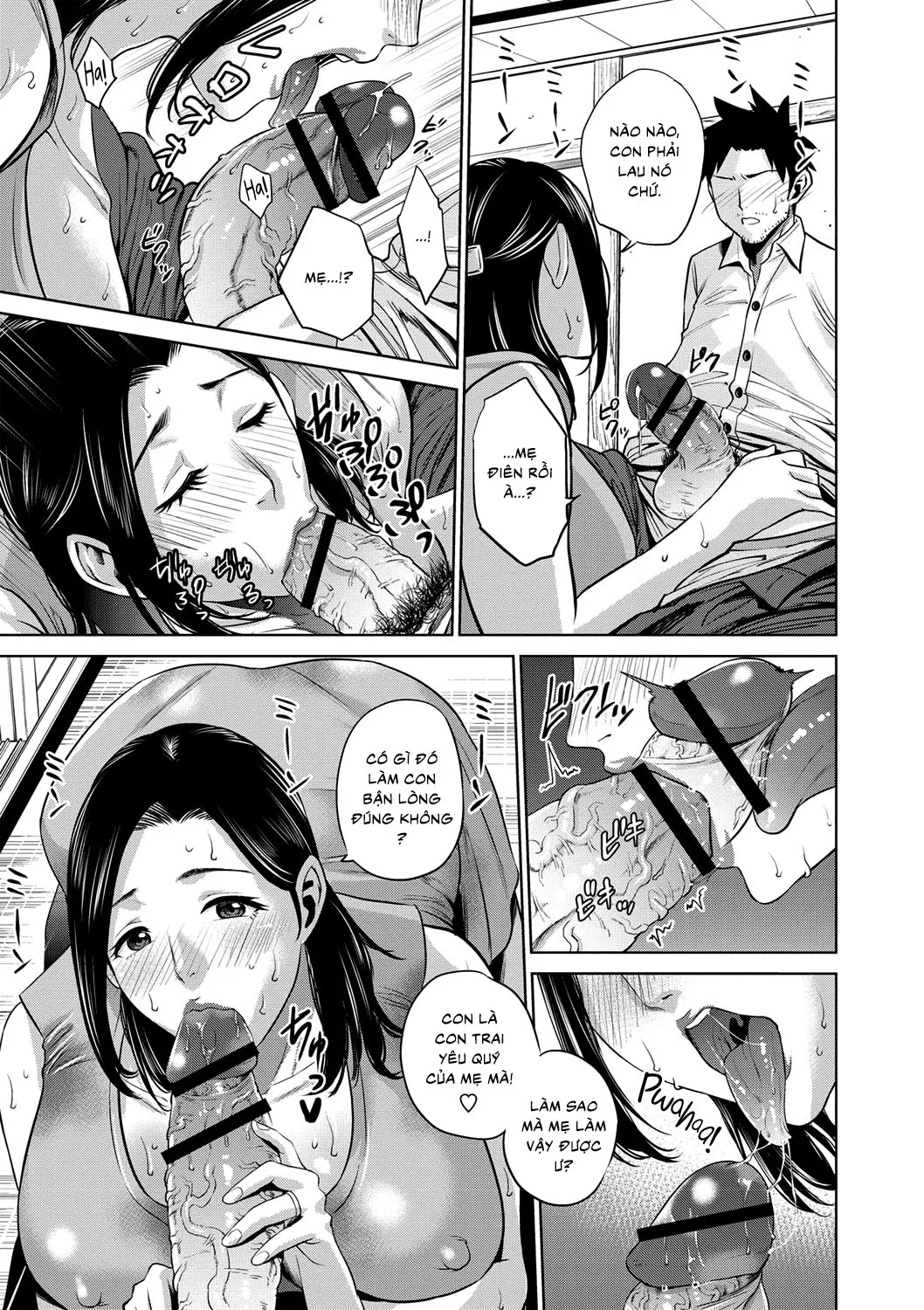 HentaiVN.net - Ảnh 9 - Chibo Soukan [Nasty Mother Incect] - Chap 3
