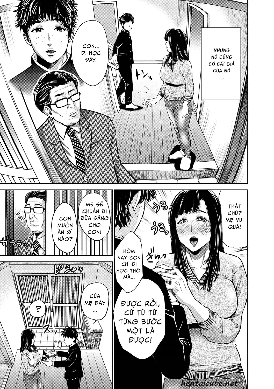HentaiVN.net - Ảnh 12 - Chibo Soukan [Nasty Mother Incect] - Chap 4