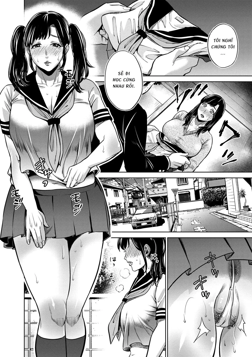 HentaiVN.net - Ảnh 13 - Chibo Soukan [Nasty Mother Incect] - Chap 4