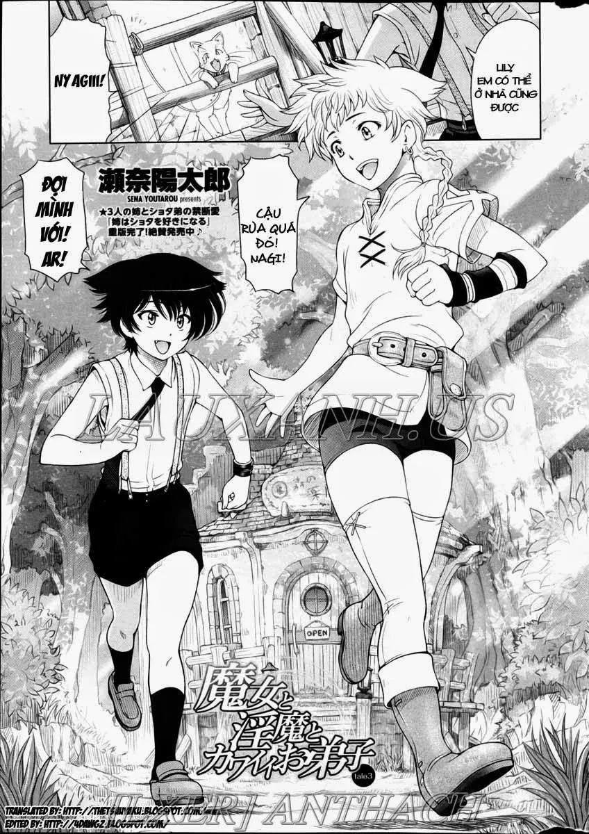 HentaiVN.net - Ảnh 3 - The Witch, The Succubus, And The Cute Apprentice - Chương 3