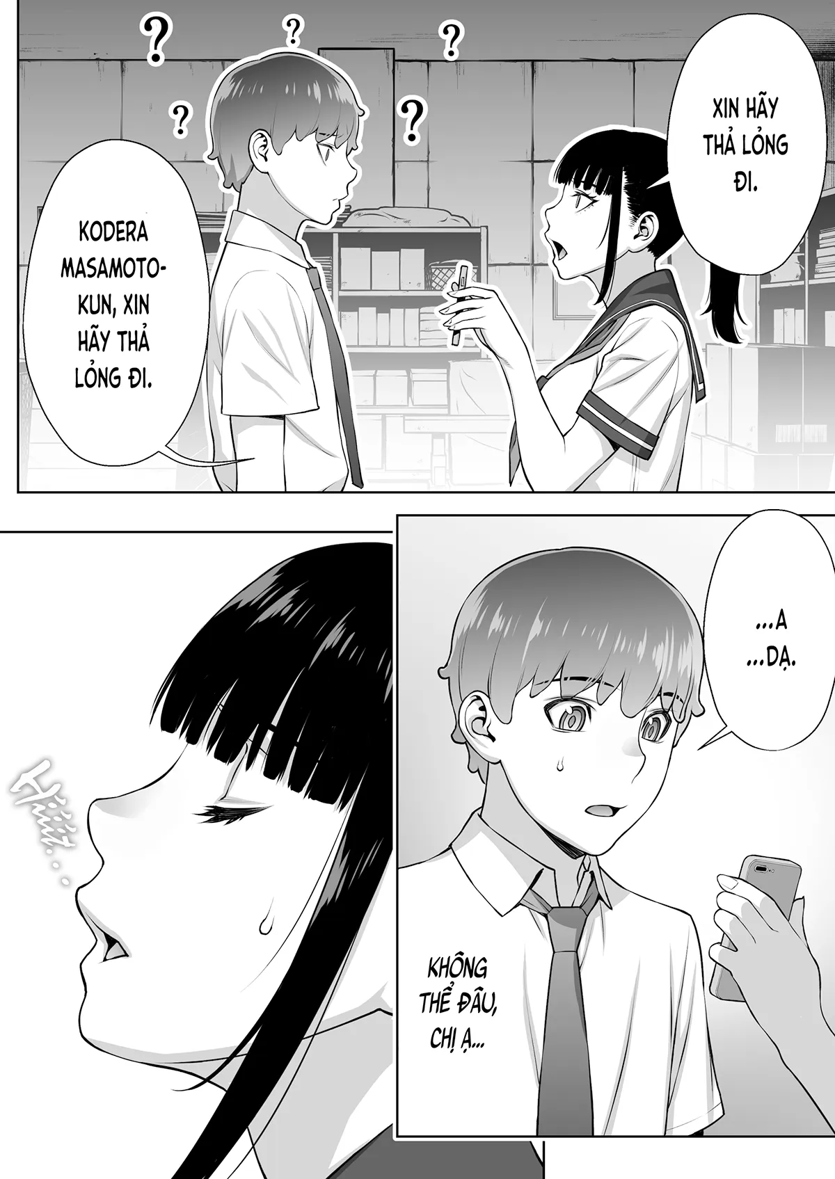 HentaiVN.net - Ảnh 15 - Lớp trưởng tin ứng dụng thôi miên. (nguyên tác) [Iinchou wa Saimin Appli o Shinjiteru.; 委員長は催眠アプリを信じてる。] - Ch. 2