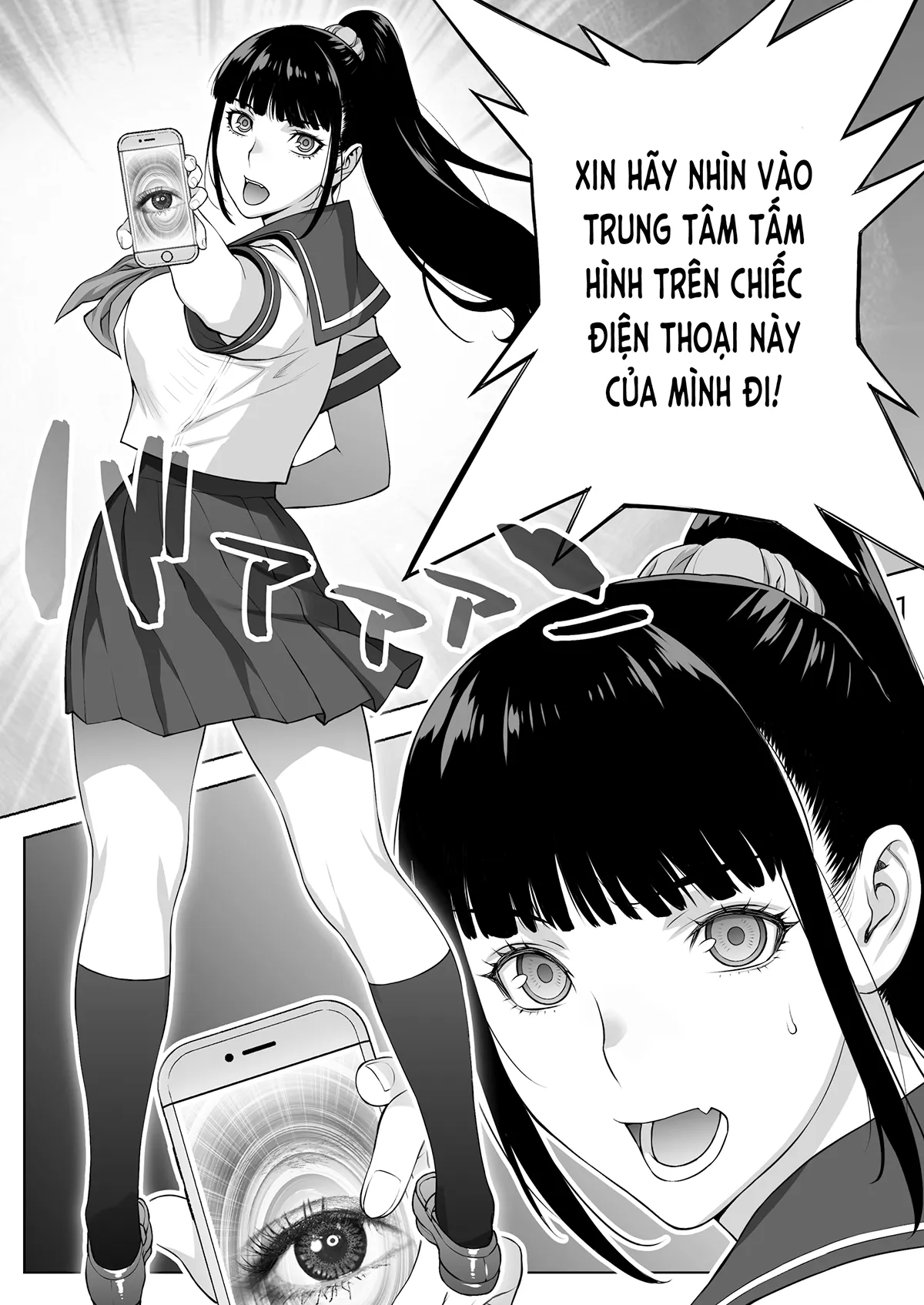 HentaiVN.net - Ảnh 16 - Lớp trưởng tin ứng dụng thôi miên. (nguyên tác) [Iinchou wa Saimin Appli o Shinjiteru.; 委員長は催眠アプリを信じてる。] - Ch. 2
