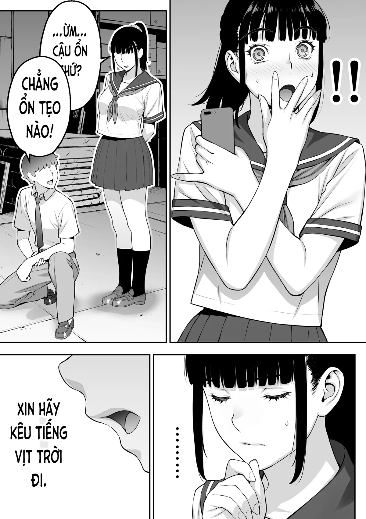 HentaiVN.net - Ảnh 23 - Lớp trưởng tin ứng dụng thôi miên. (nguyên tác) [Iinchou wa Saimin Appli o Shinjiteru.; 委員長は催眠アプリを信じてる。] - Ch. 2