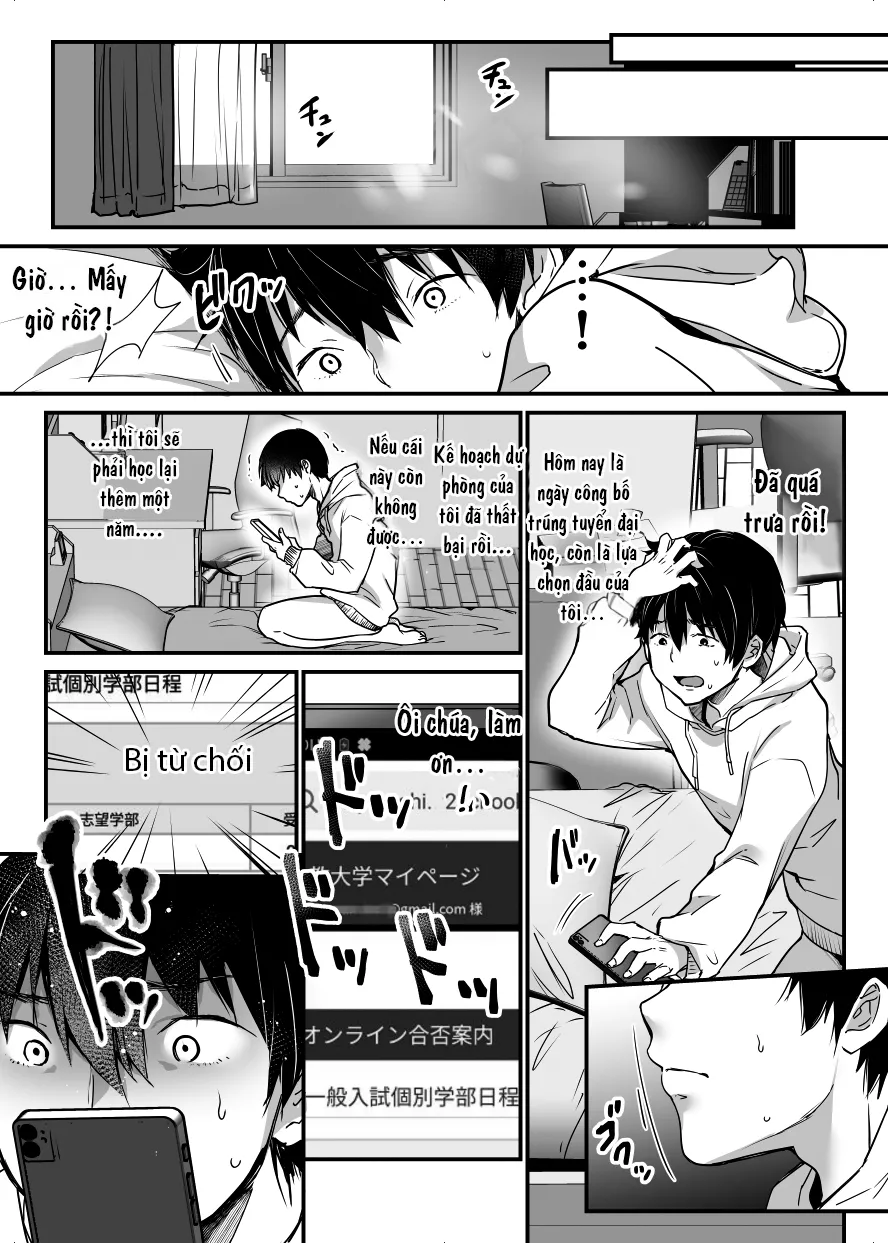 HentaiVN.net - Ảnh 20 - Trượt đại học! Địt mẹ giấu cha! [Mama] - Chap 1