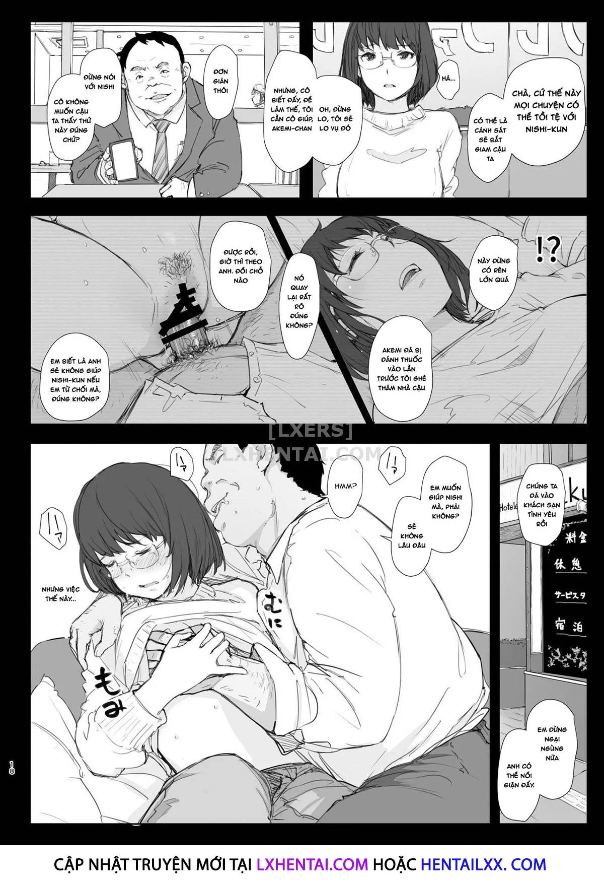 HentaiVN.net - Ảnh 18 - Kimi No Kanojo Yokatta Yo. [Meganekko NTR Tanpenshuu] - Chap 1