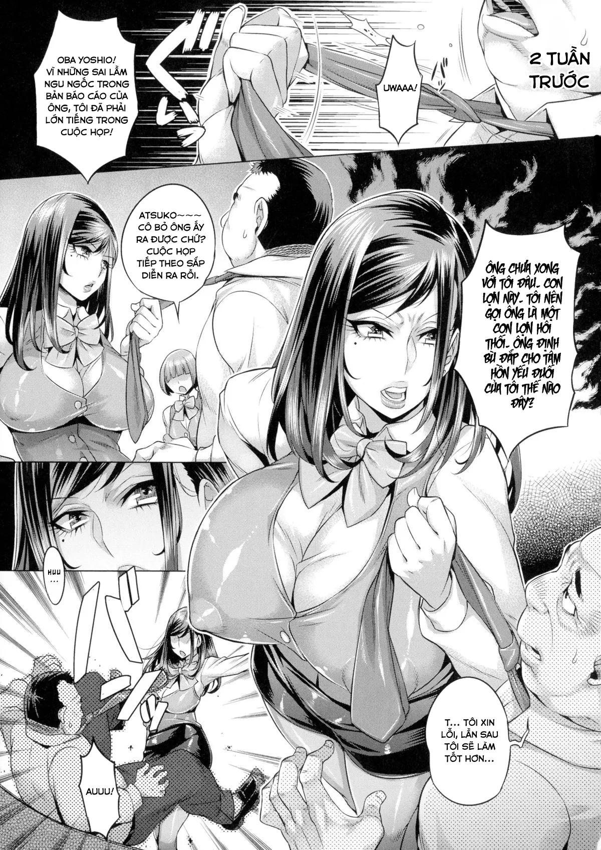 HentaiVN.net - Ảnh 7 - Yoru no Seigyouhisho [Cô thư ký cuồng dâm!!] - OneShot