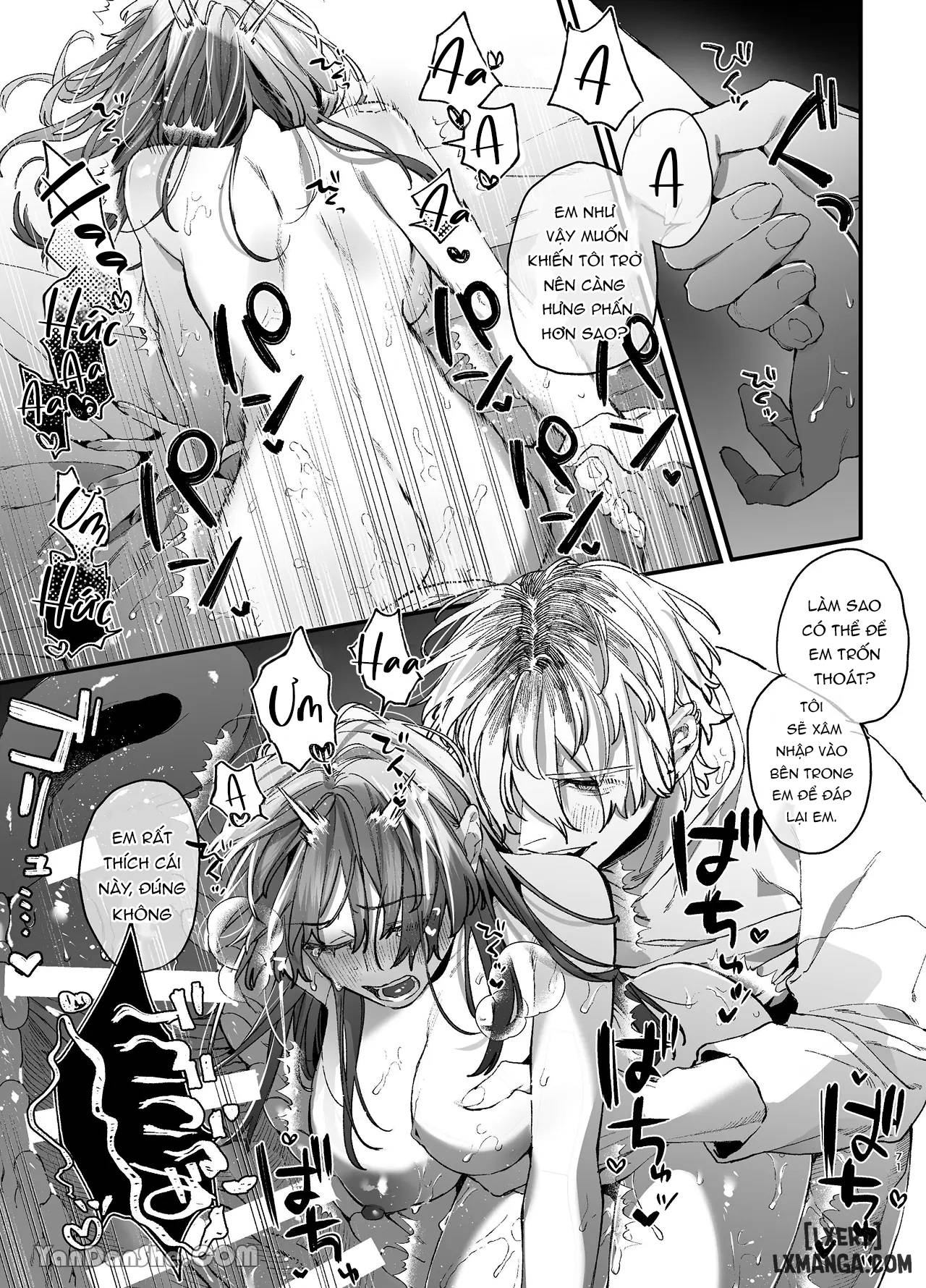 HentaiVN.net - Ảnh 16 - [r-18] kẻ giết người có tình yêu mù quáng, thích chơi đùa với thú cưng không thể cưỡng lại. - 4- end