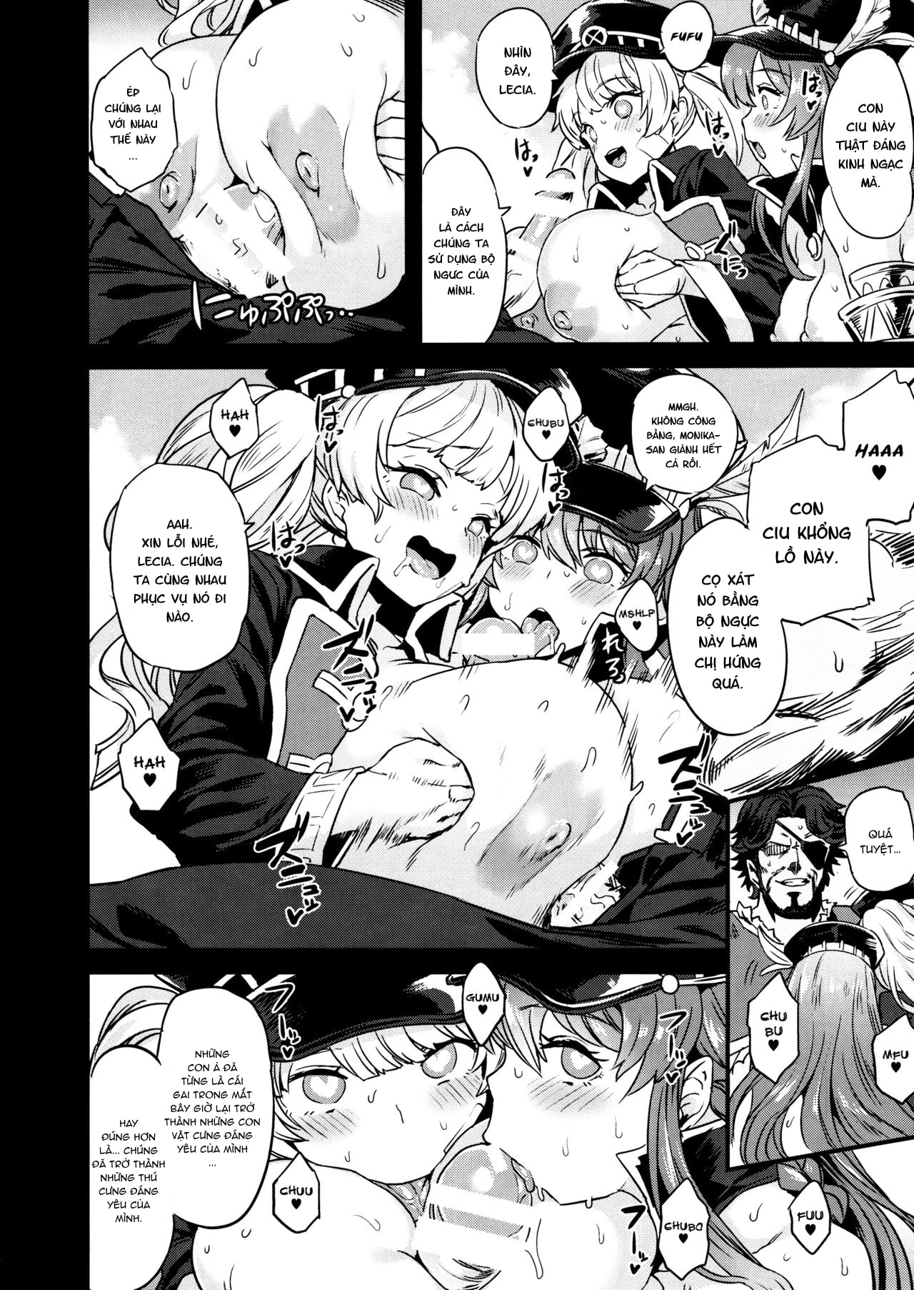 HentaiVN.net - Ảnh 16 - Saimin Mesubuta Kikuudan | Pig Sow Crew Hypnosis [催眠メスブタ騎空団] - Oneshot