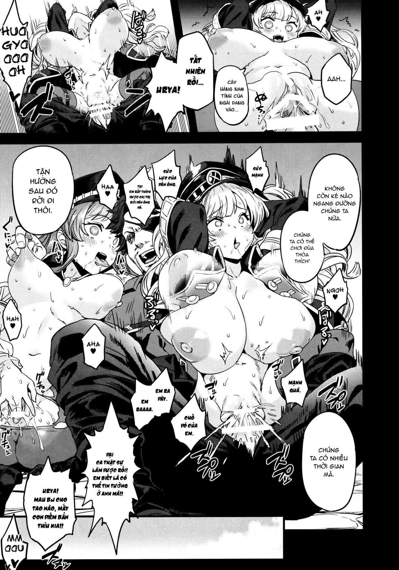 HentaiVN.net - Ảnh 19 - Saimin Mesubuta Kikuudan | Pig Sow Crew Hypnosis [催眠メスブタ騎空団] - Oneshot