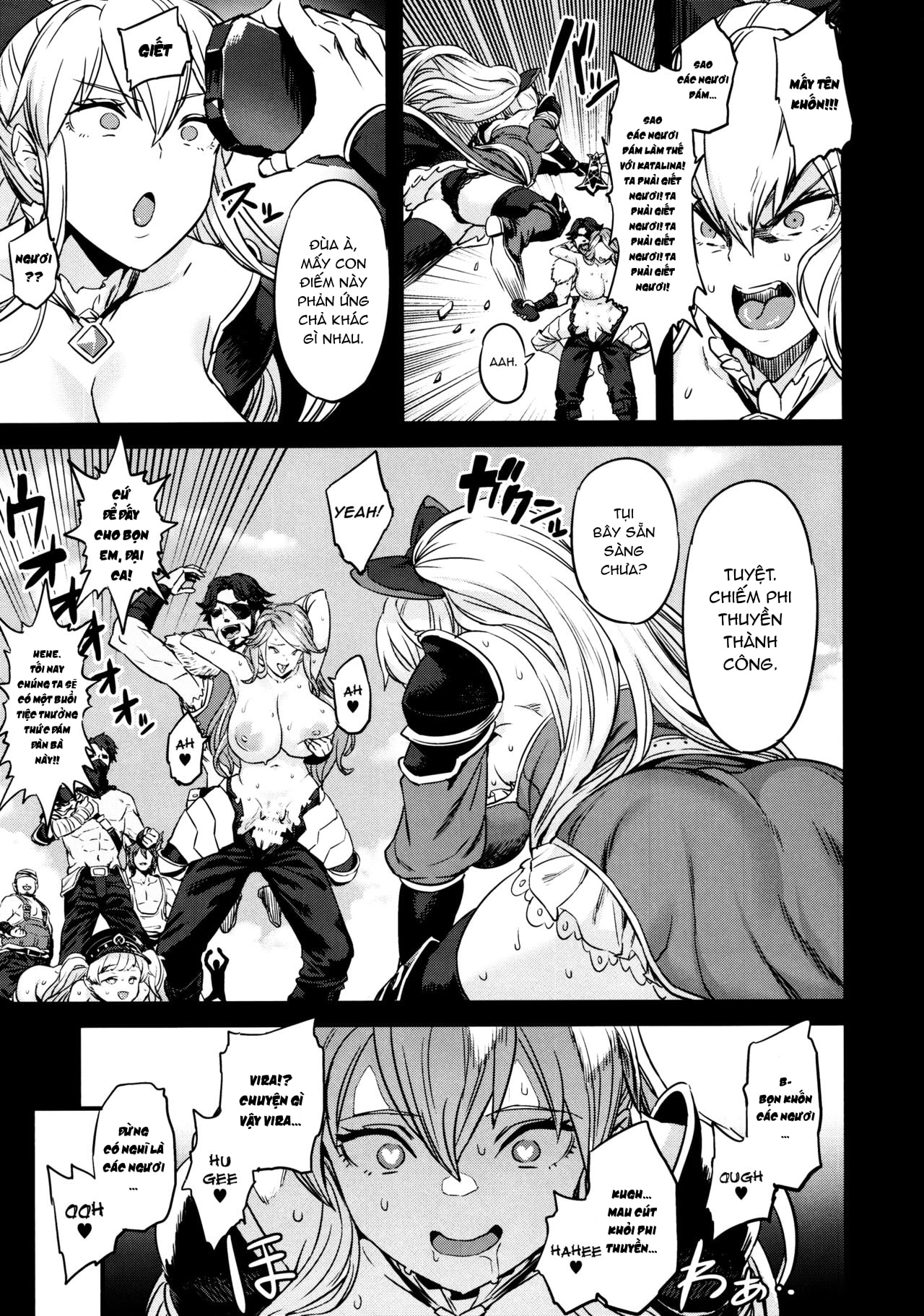 HentaiVN.net - Ảnh 23 - Saimin Mesubuta Kikuudan | Pig Sow Crew Hypnosis [催眠メスブタ騎空団] - Oneshot