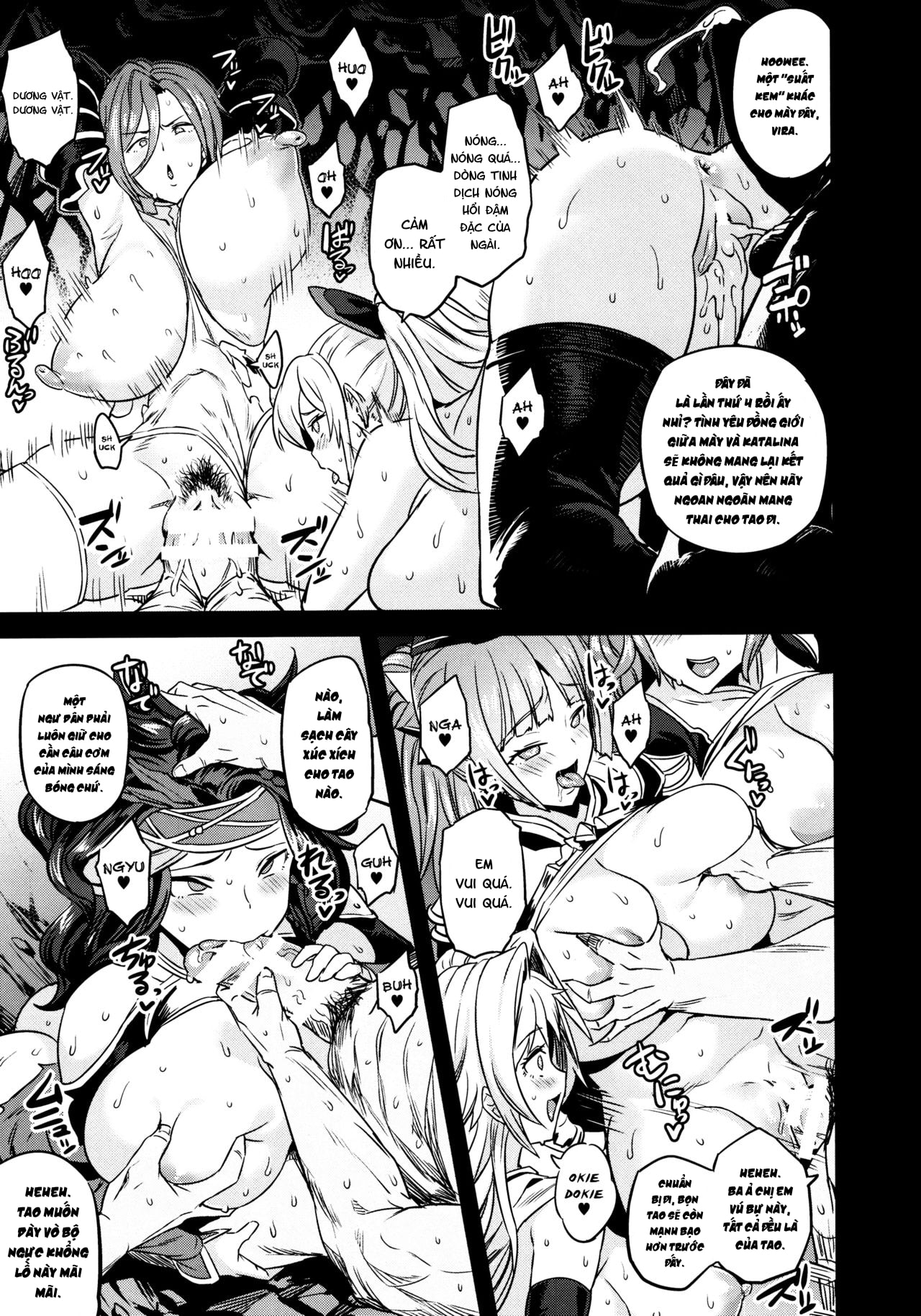 HentaiVN.net - Ảnh 27 - Saimin Mesubuta Kikuudan | Pig Sow Crew Hypnosis [催眠メスブタ騎空団] - Oneshot