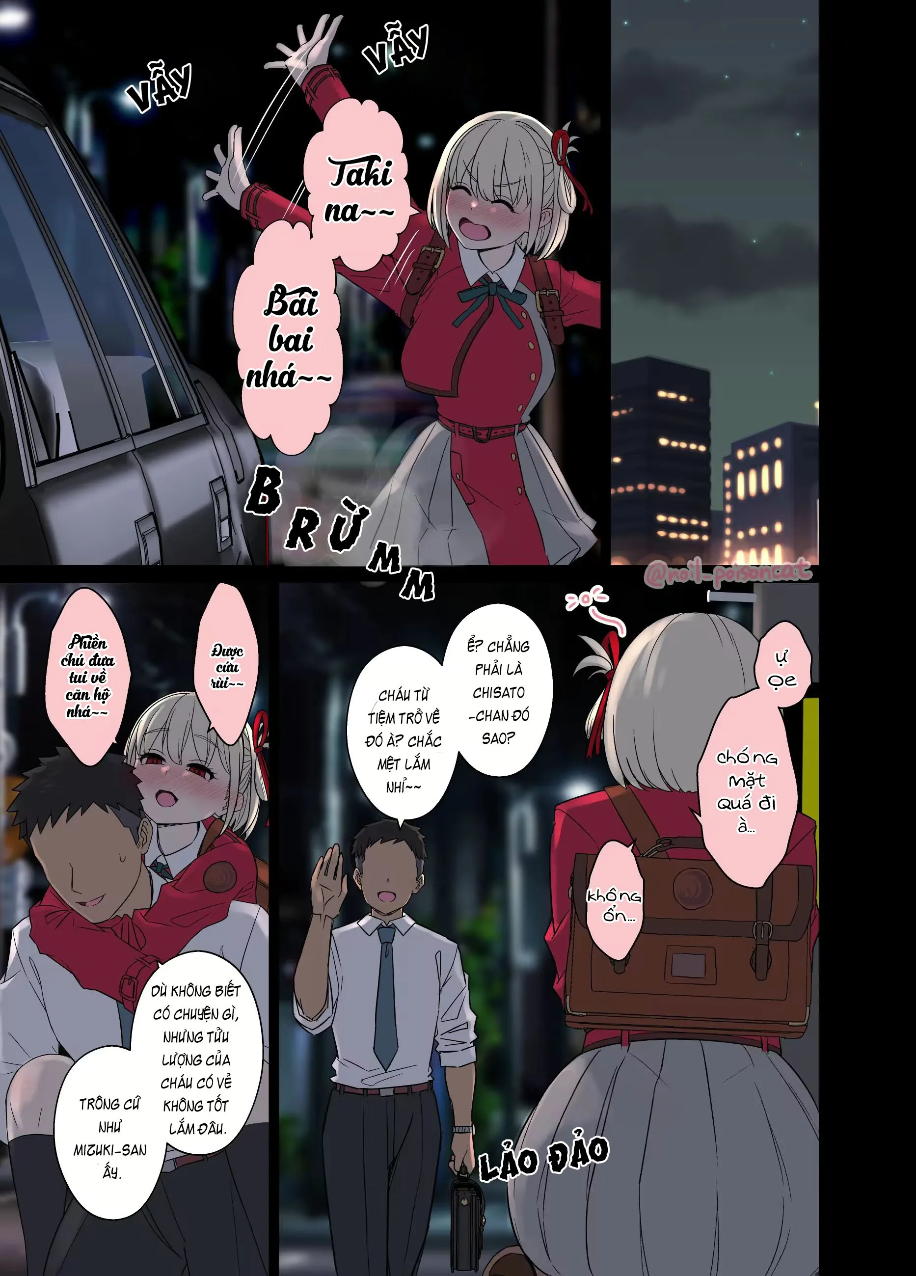 HentaiVN.net - Ảnh 4 - Làm tình với Nishikigi Chisato đang say rượu [Deisui shita Nishikigi Chisato ni Warui Koto o suru Hanashi] - Oneshot : Chisato