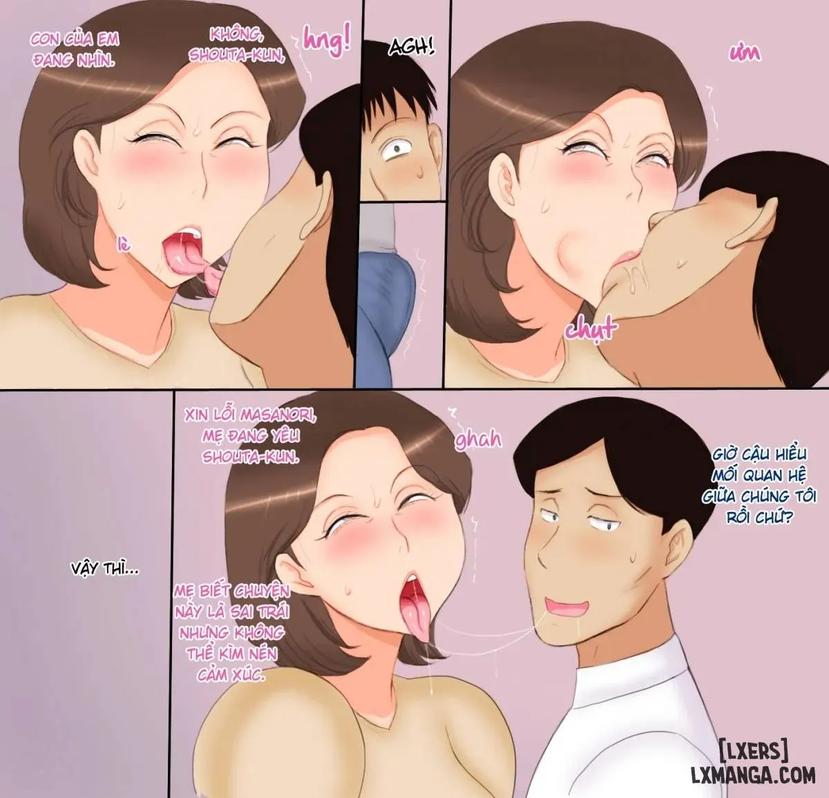 HentaiVN.net - Ảnh 13 - Địt mẹ cực múp! [Haha wa Kouhai no Onna] - Oneshot