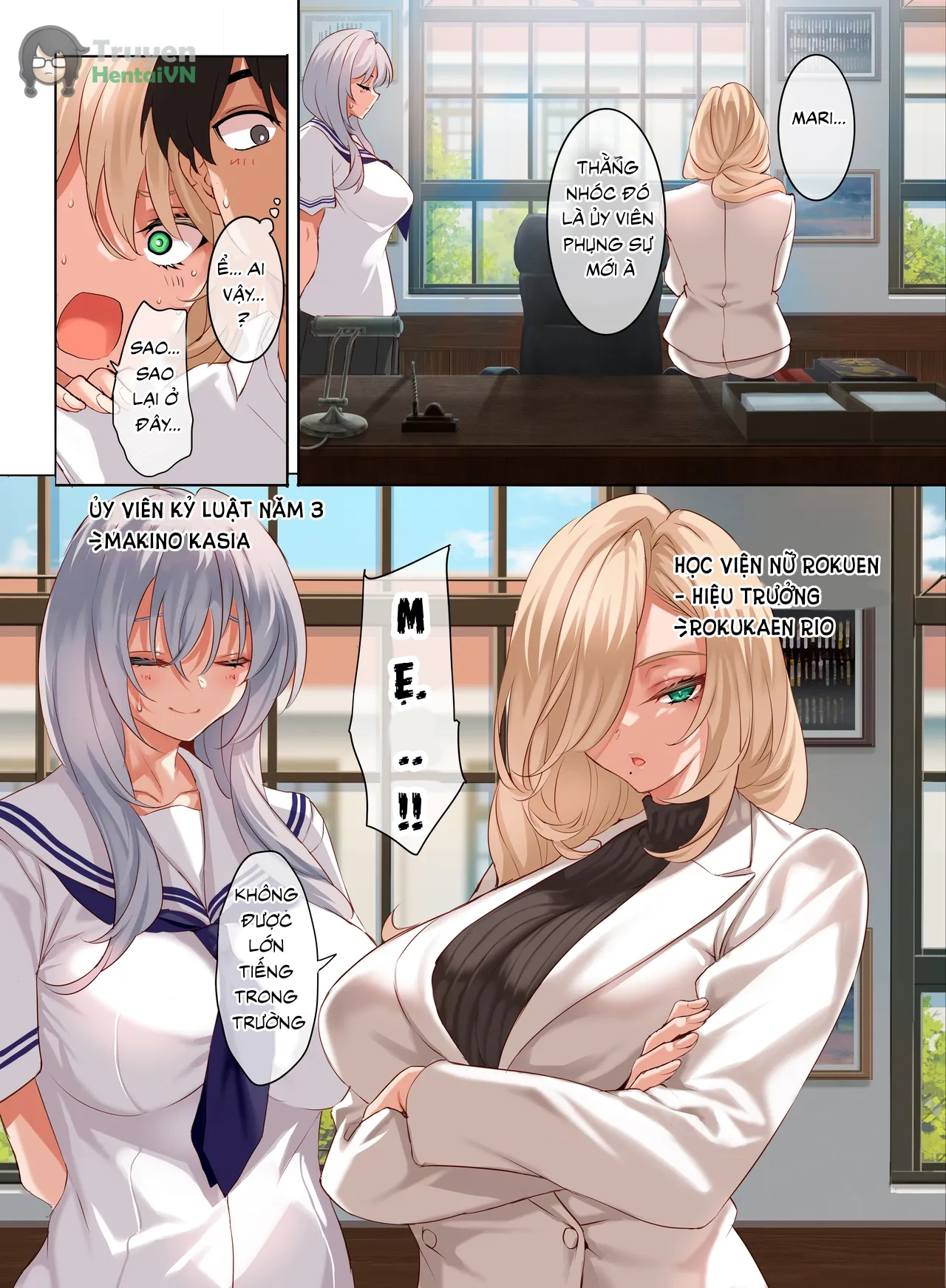 HentaiVN.net - Ảnh 3 - Jogakkou de Otoko Hitori na node Kousoku de Seiyoku no Hakeguchi ni Sareru Nichijou 4.5-Jigenme - Oneshot
