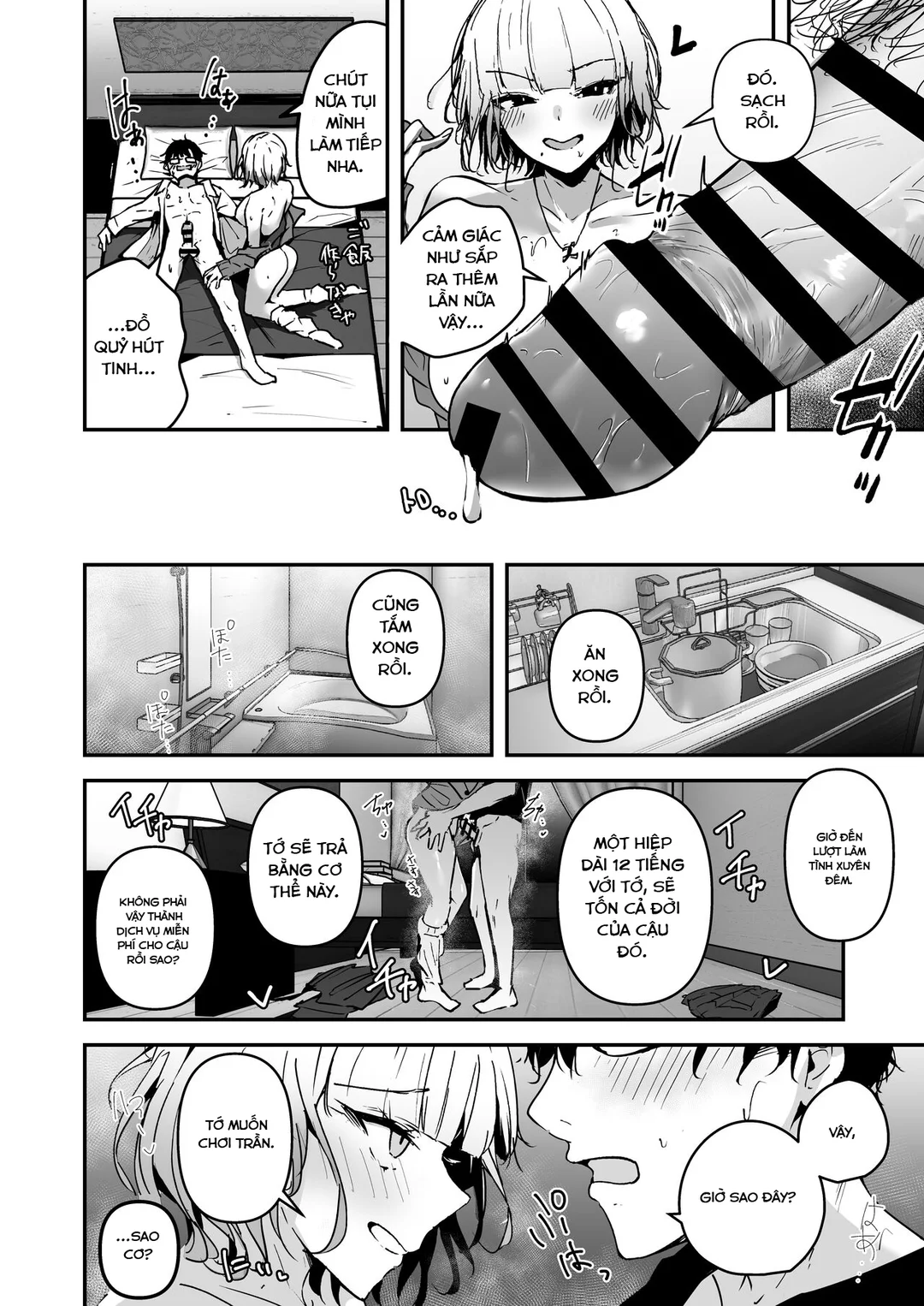 HentaiVN.net - Ảnh 13 - Blonde Gal with Huge Tits Treats Me Like a Manslut - Ch. 1