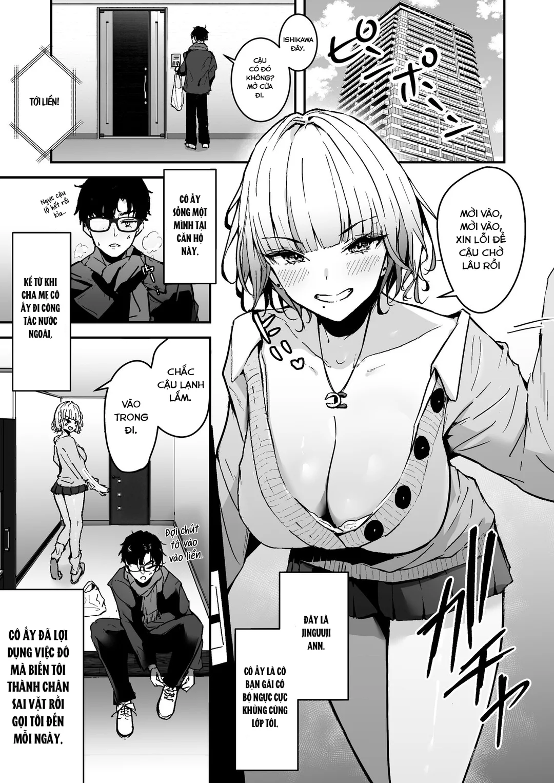 HentaiVN.net - Ảnh 4 - Blonde Gal with Huge Tits Treats Me Like a Manslut - Ch. 1