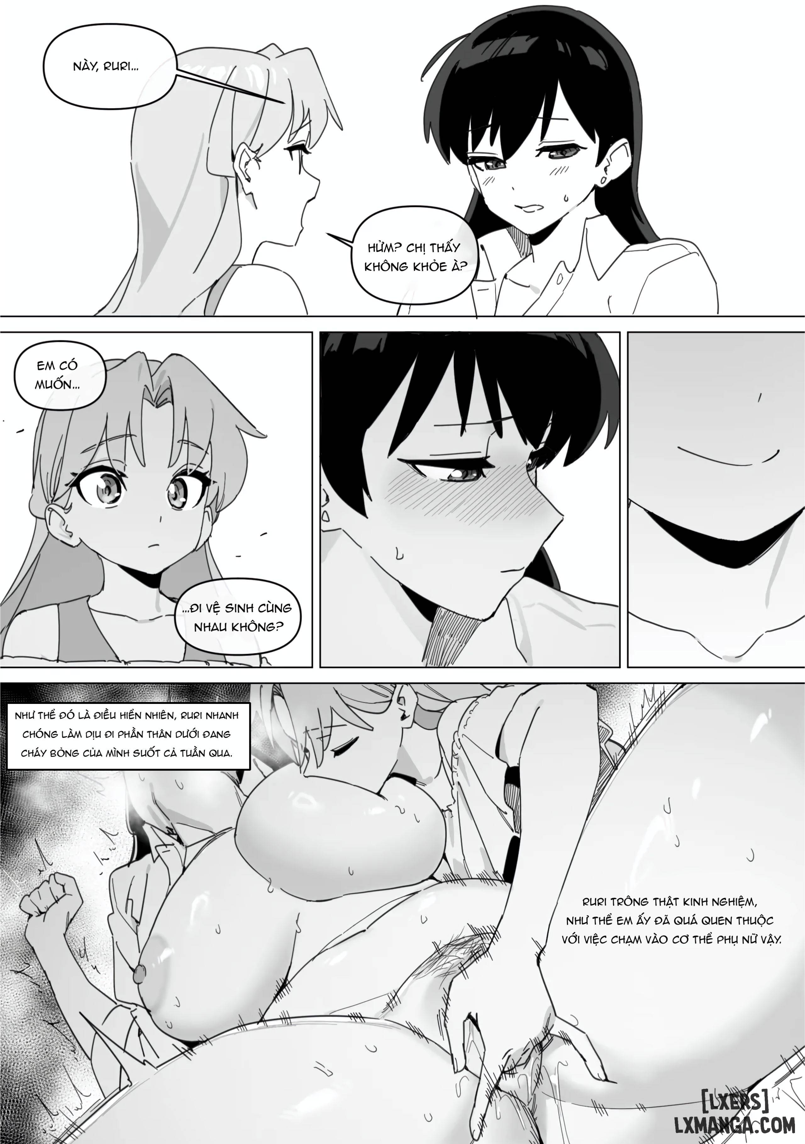 HentaiVN.net - Ảnh 10 - Ruri và con điếm của em ấy - oneshort