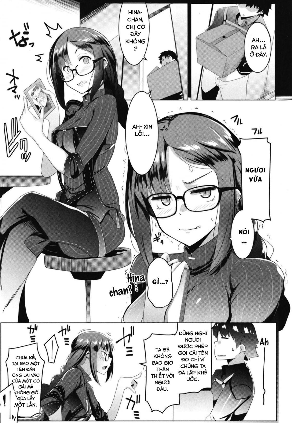 HentaiVN.net - Ảnh 5 - Trò chơi gian lận của cô gái dễ thương đeo kính (Fate/Grand Order) - Oneshot