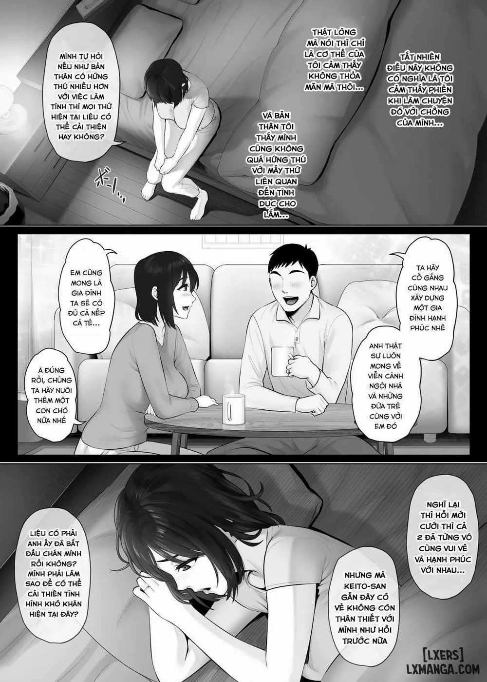 HentaiVN.net - Ảnh 4 - LeveChi na Swapping 2~Hatsu Zecchou de Iki Kuruu Tsuma Hen~ - Oneshot
