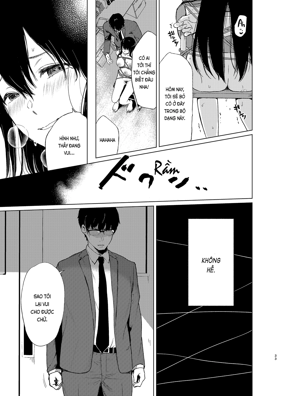 HentaiVN.net - Ảnh 13 - Tình yêu trói buộc [束縛愛; Sokubakuai] - Chap 2B