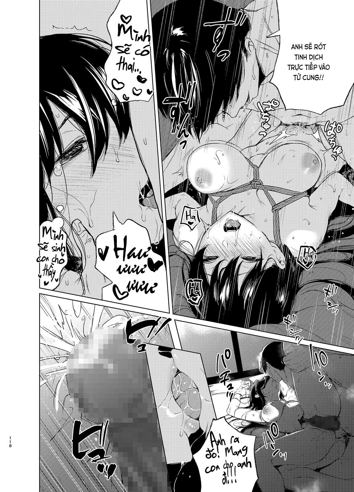 HentaiVN.net - Ảnh 13 - Tình yêu trói buộc [束縛愛; Sokubakuai] - Chap 3B