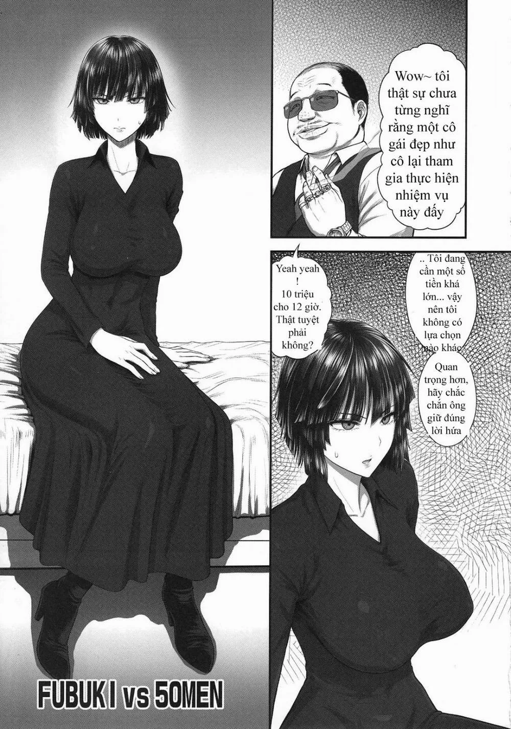 HentaiVN.net - Ảnh 4 - FUBUKI VS 50MEN (Onepunch-Man) - Chương 1.1
