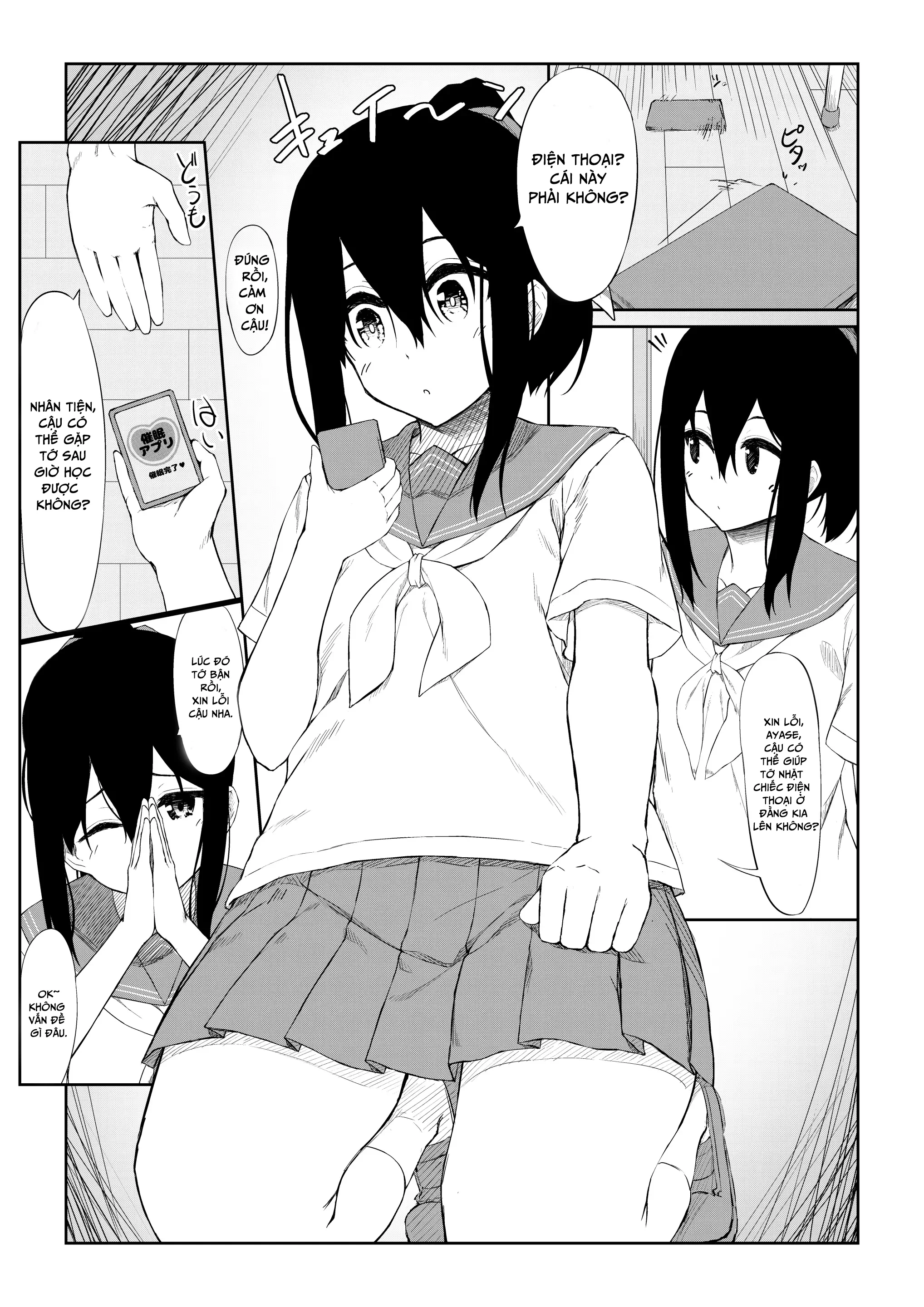 HentaiVN.net - Ảnh 4 - JK Saimin Ayase wa Ore no Seidorei - Oneshot