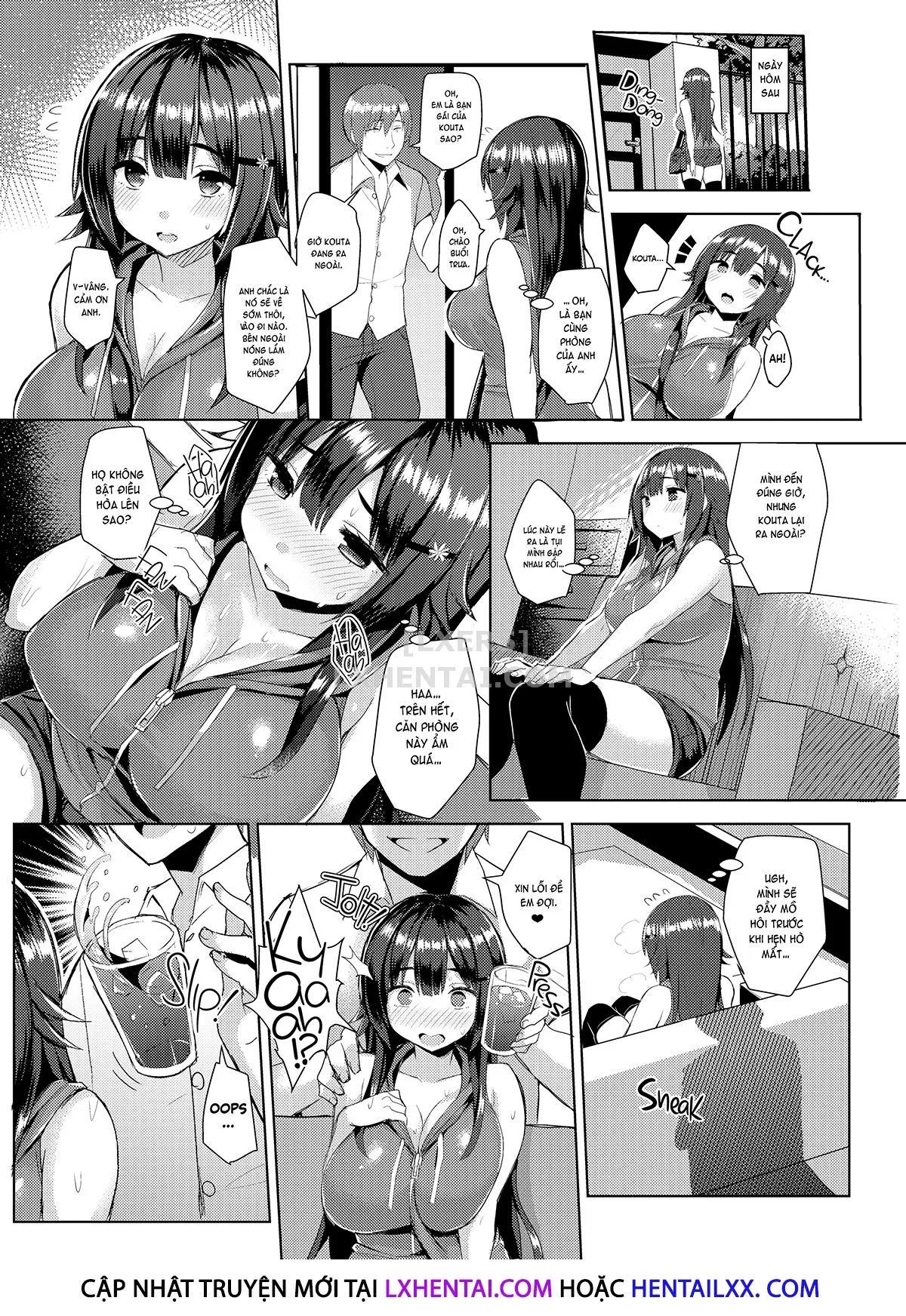 HentaiVN.net - Ảnh 7 - Curvy Tales - Chap 3 - Urge to NTR a Girlfriend in a School Swimsuit