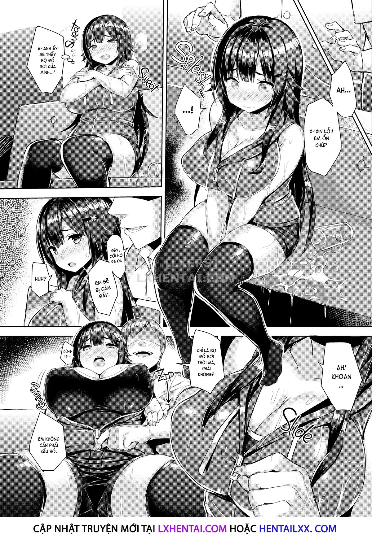 HentaiVN.net - Ảnh 8 - Curvy Tales - Chap 3 - Urge to NTR a Girlfriend in a School Swimsuit