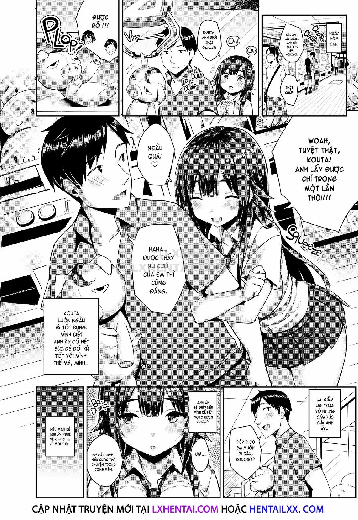 HentaiVN.net - Ảnh 10 - Curvy Tales - Chap 4 - More of an Urge to NTR a Girlfriend in a School Swimsuit