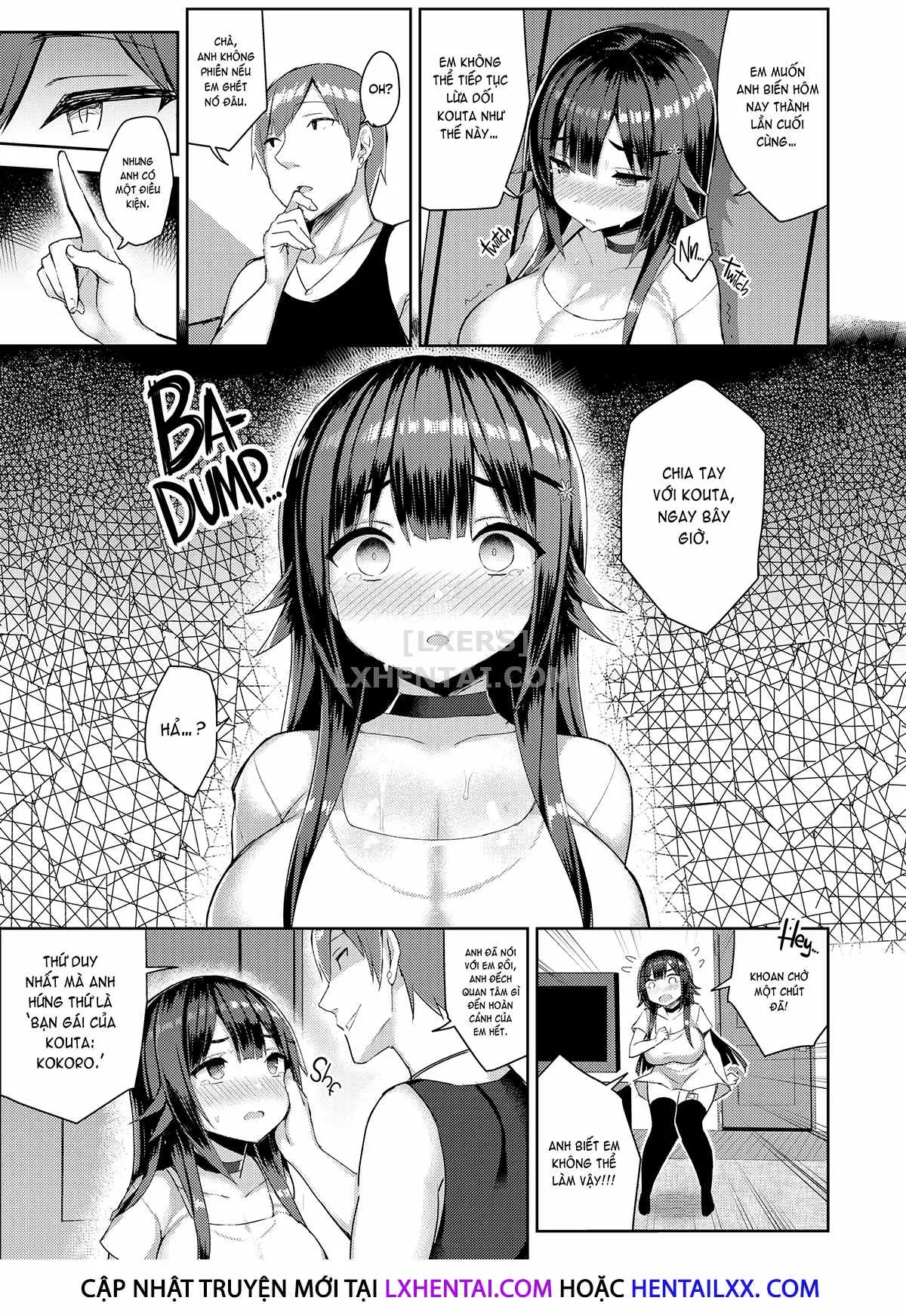 HentaiVN.net - Ảnh 13 - Curvy Tales - Chap 4 - More of an Urge to NTR a Girlfriend in a School Swimsuit