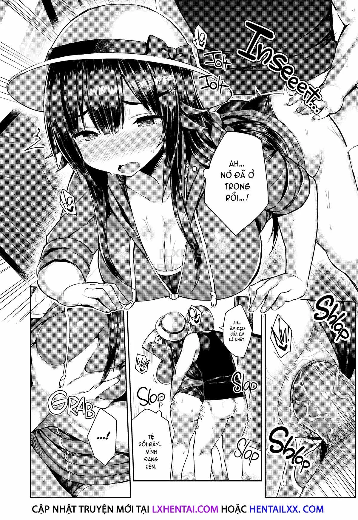 HentaiVN.net - Ảnh 6 - Curvy Tales - Chap 4 - More of an Urge to NTR a Girlfriend in a School Swimsuit