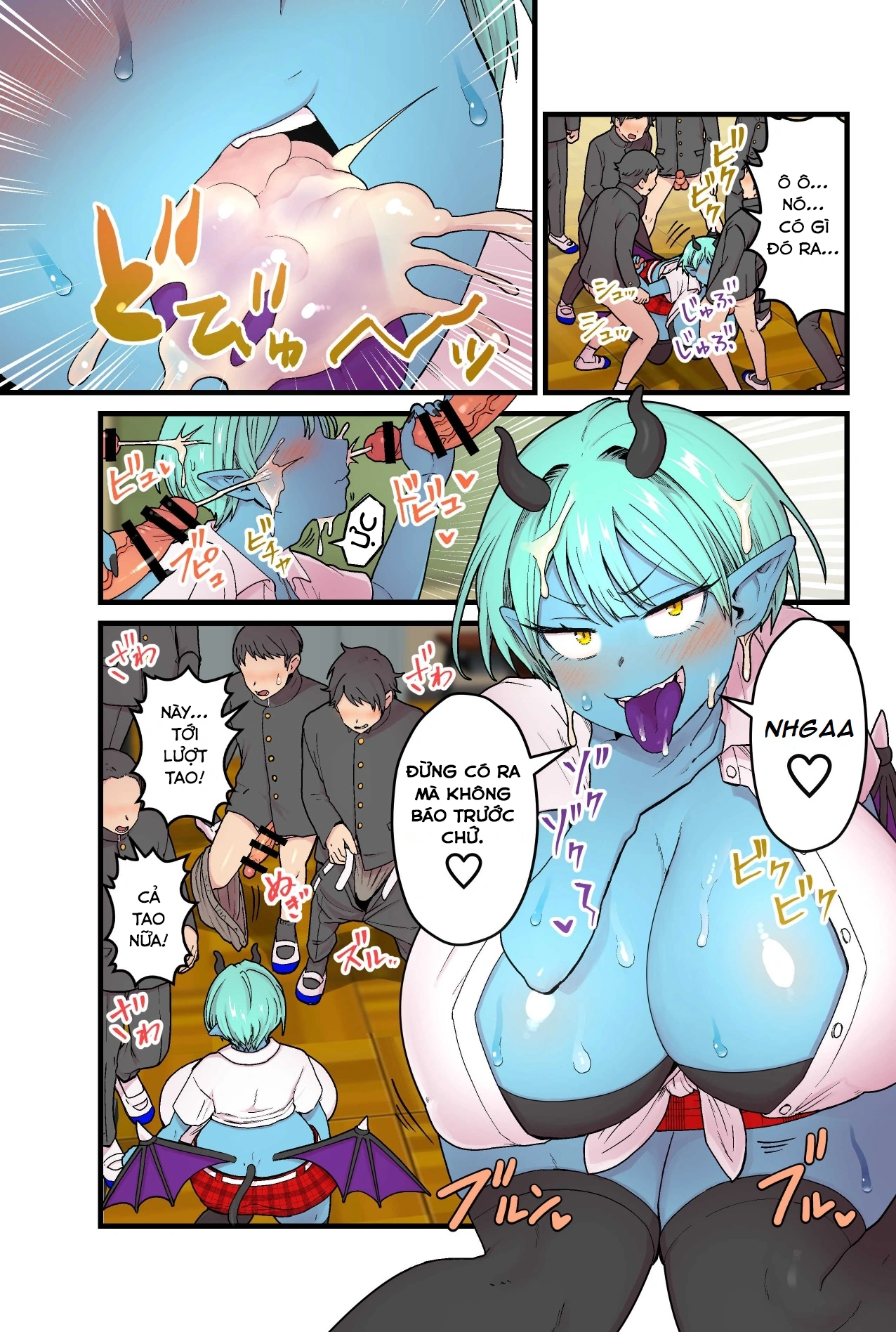 HentaiVN.net - Ảnh 18 - Succubus da xanh và loài kí sinh kì lạ - Oneshot (làm lại của thằng xài google dịch)