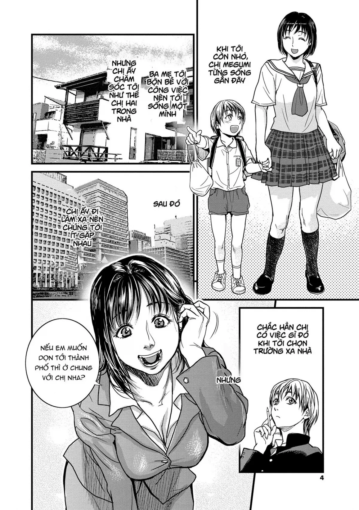 HentaiVN.net - Ảnh 3 - Boku to Itoko no Onee-san to [Together with my Older Cousin | 僕とイトコのお姉さんと] - Chap 1