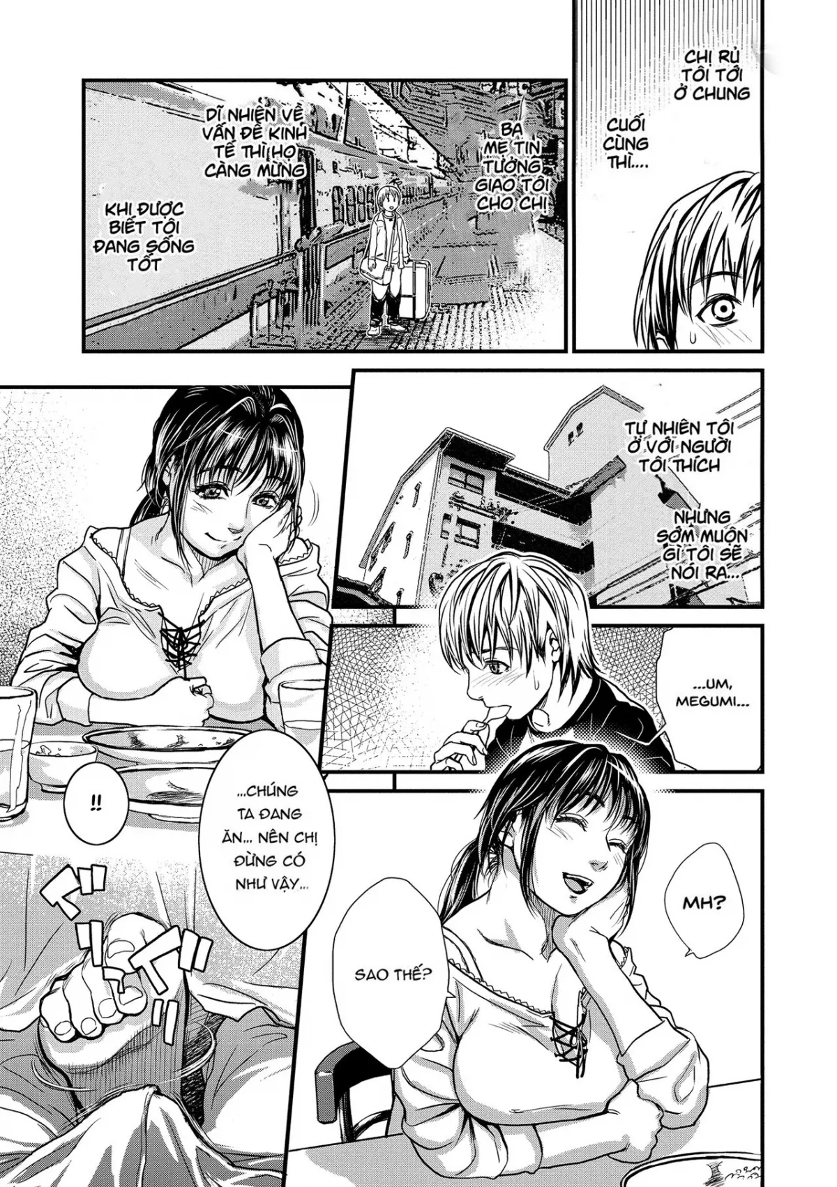 HentaiVN.net - Ảnh 4 - Boku to Itoko no Onee-san to [Together with my Older Cousin | 僕とイトコのお姉さんと] - Chap 1