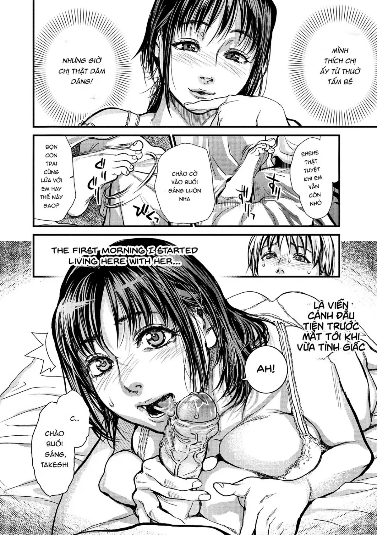 HentaiVN.net - Ảnh 5 - Boku to Itoko no Onee-san to [Together with my Older Cousin | 僕とイトコのお姉さんと] - Chap 1