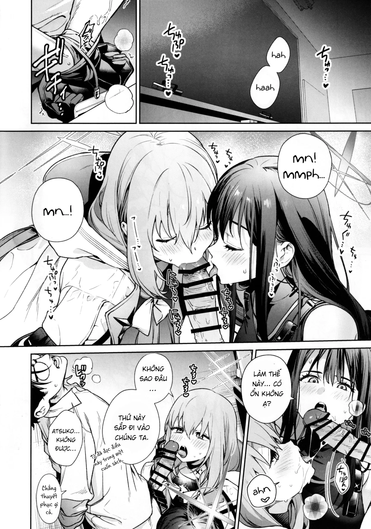 HentaiVN.net - Ảnh 8 - Buổi học đặc biệt dành cho Saori và Atsuko - Saori, Atsuko