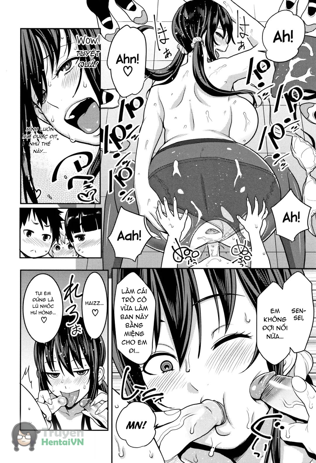 HentaiVN.net - Ảnh 21 - Yarisugi Seikyouiku! ~Hentai Onna Kyoushi Kikiippatsu~ - Oneshot
