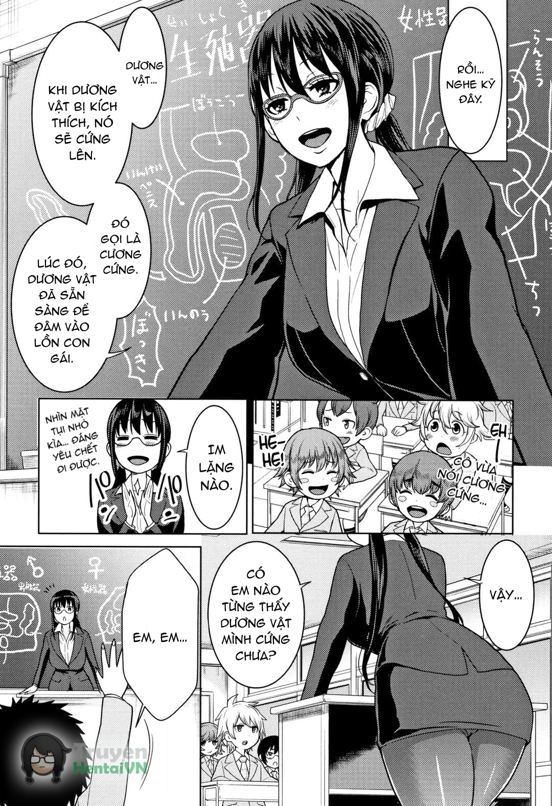 HentaiVN.net - Ảnh 6 - Yarisugi Seikyouiku! ~Hentai Onna Kyoushi Kikiippatsu~ - Oneshot