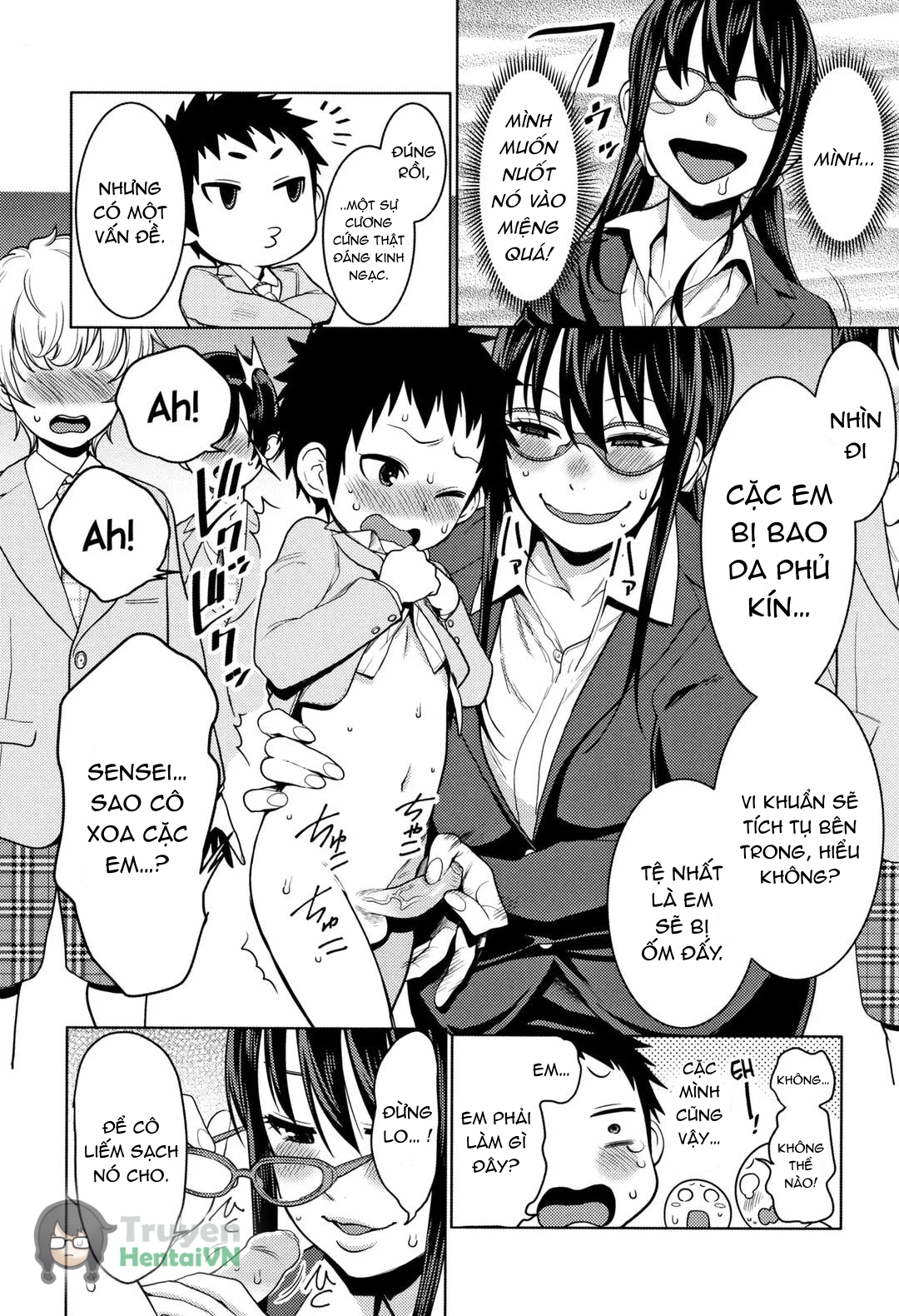 HentaiVN.net - Ảnh 9 - Yarisugi Seikyouiku! ~Hentai Onna Kyoushi Kikiippatsu~ - Oneshot