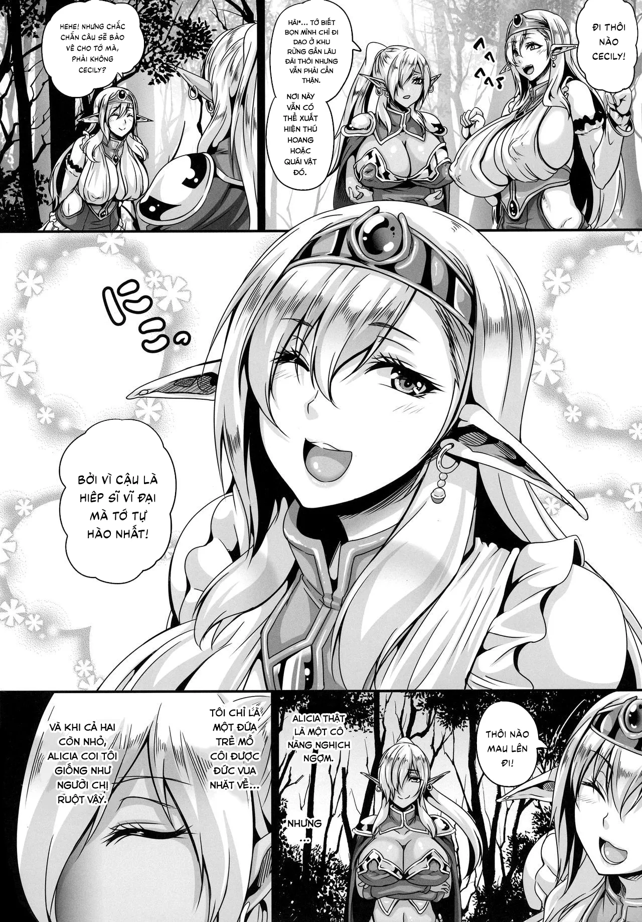 HentaiVN.net - Ảnh 5 - Reishuu No Dark Elf - Chap 1