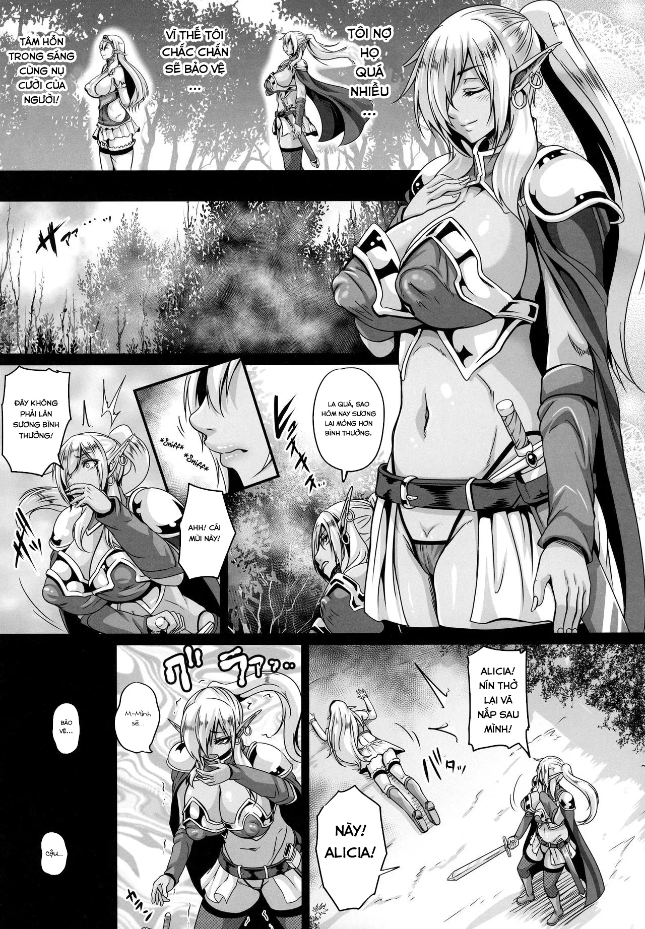 HentaiVN.net - Ảnh 6 - Reishuu No Dark Elf - Chap 1