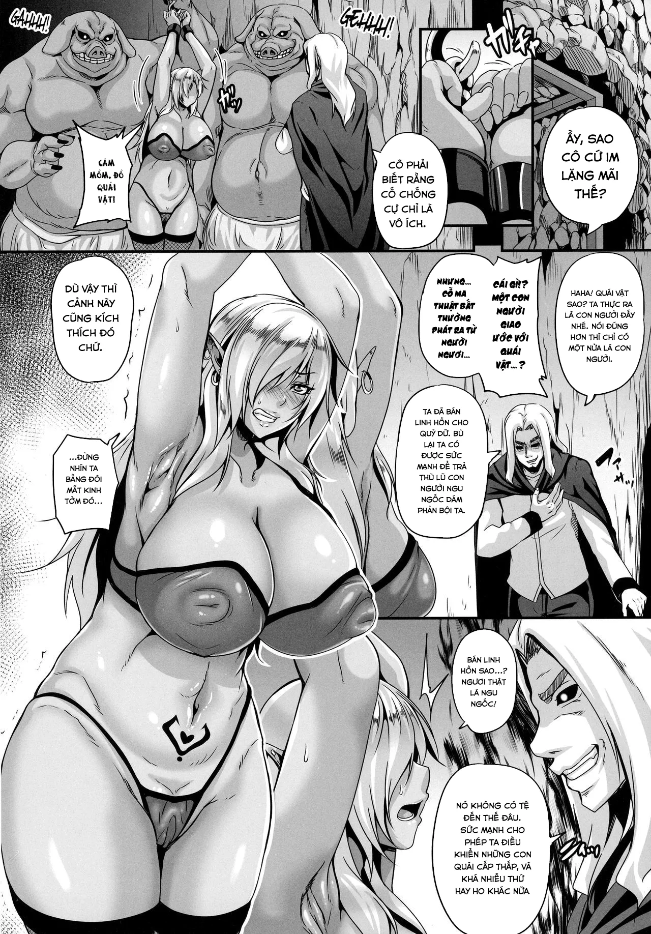 HentaiVN.net - Ảnh 7 - Reishuu No Dark Elf - Chap 1